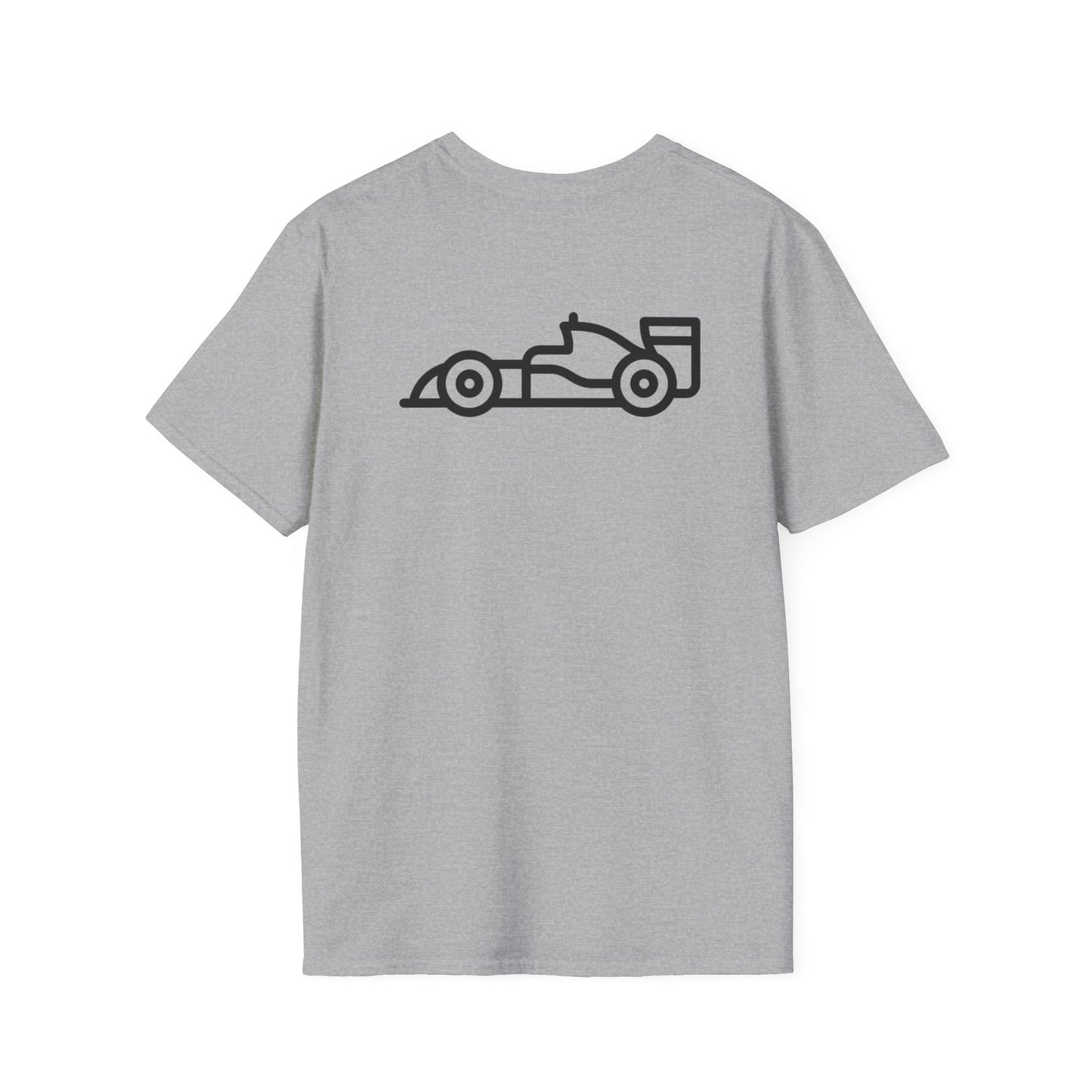 Racing Driver Graphic T-Shirt — Retro F1 Helmet Logo Tee