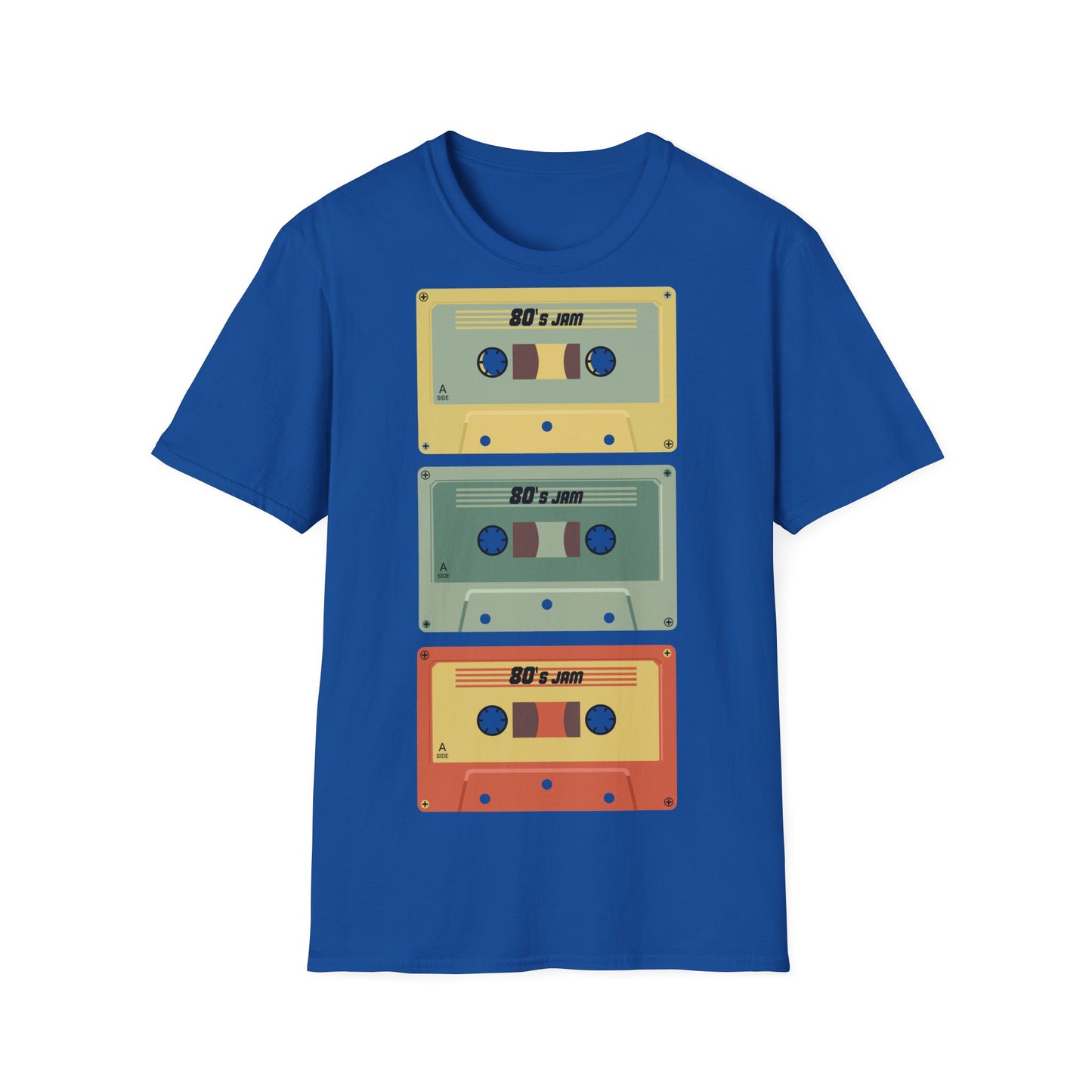 Cassette Stack T-Shirt — 80's Jam Retro Tape Graphic Tee