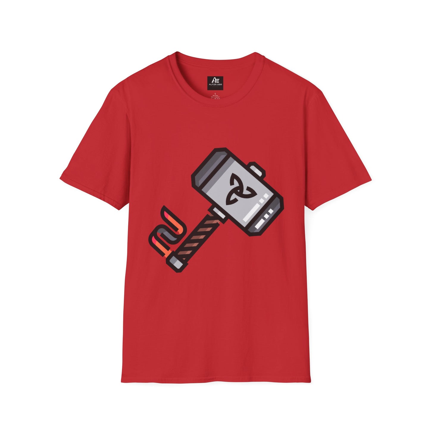 Thor Hammer T-Shirt — Mythic Mjolnir Graphic Tee with Celtic Knot
