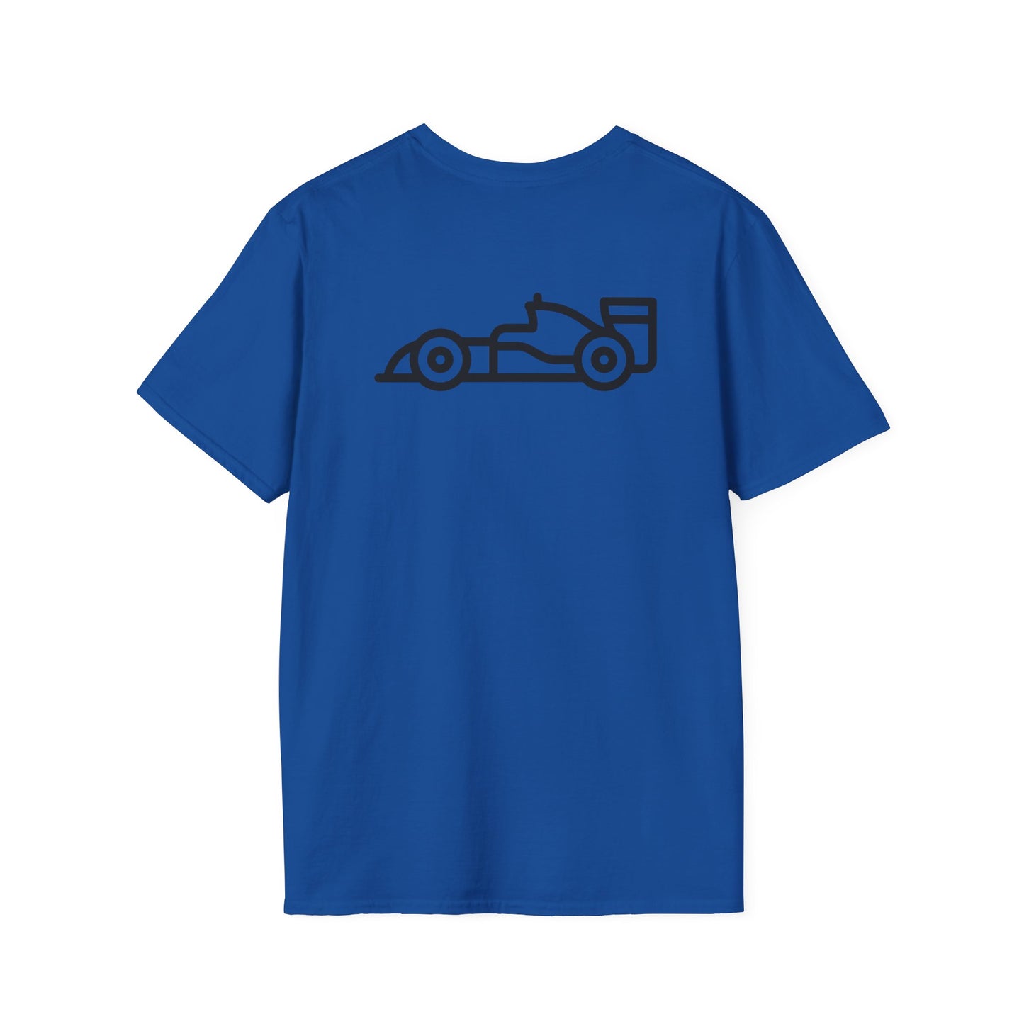 Racing Driver Graphic T-Shirt — Retro F1 Helmet Logo Tee