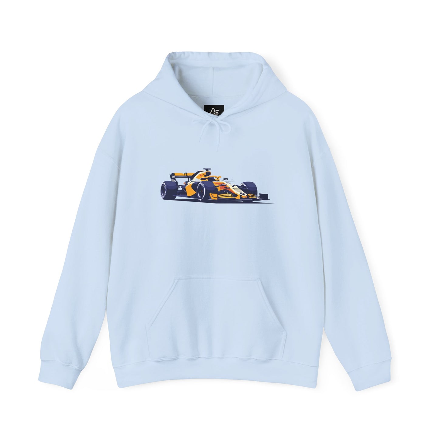 Racing Car Unisex Hoodie — Vintage Formula Racecar Graphic Pullover