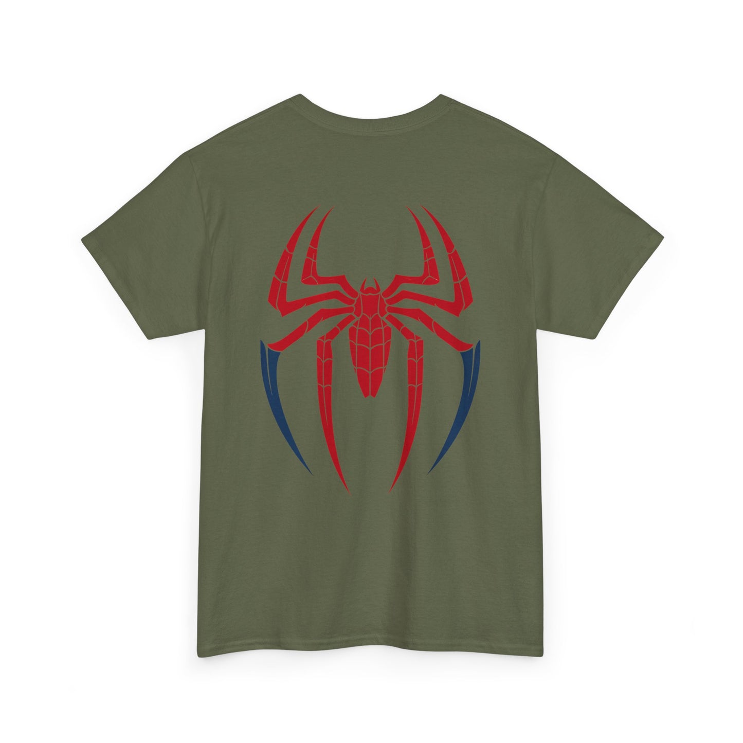 Spider Hero Unisex T-Shirt – Graphic Front Bust & Back Spider Emblem Tee