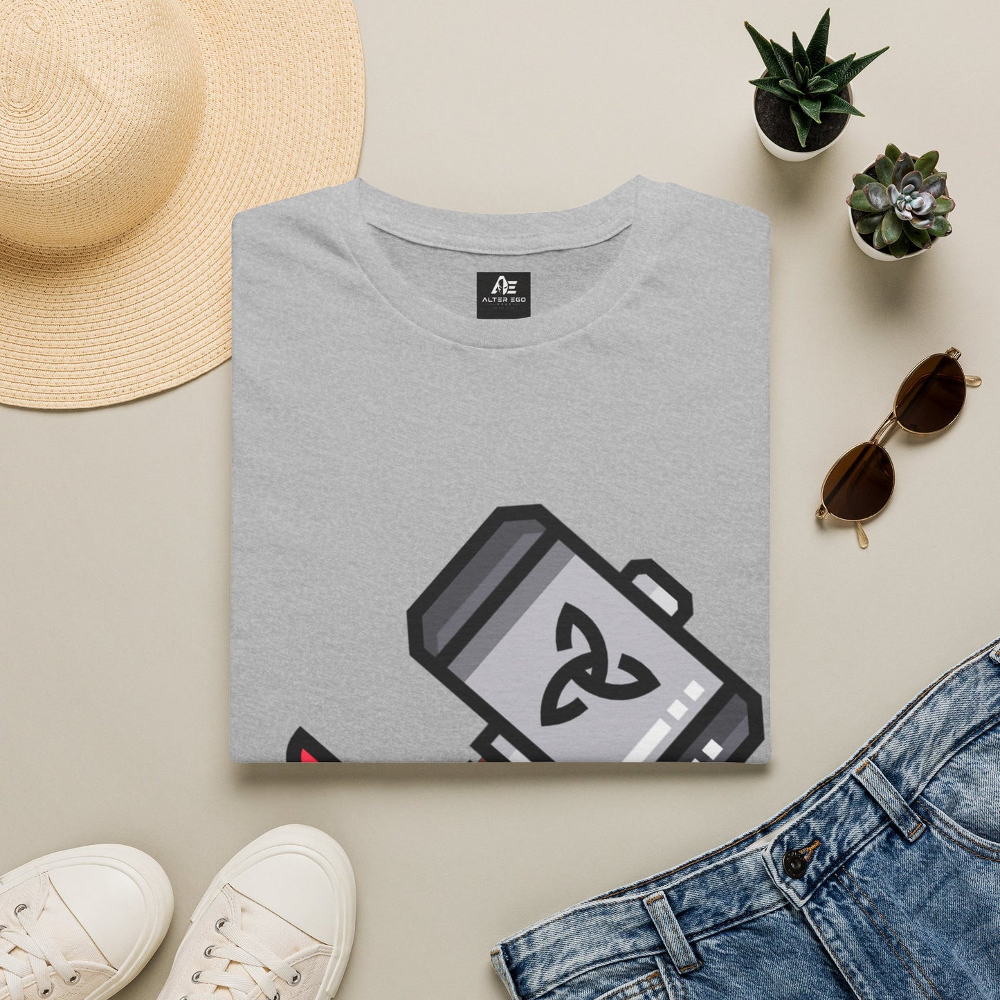 Thor Hammer T-Shirt — Mythic Mjolnir Graphic Tee with Celtic Knot