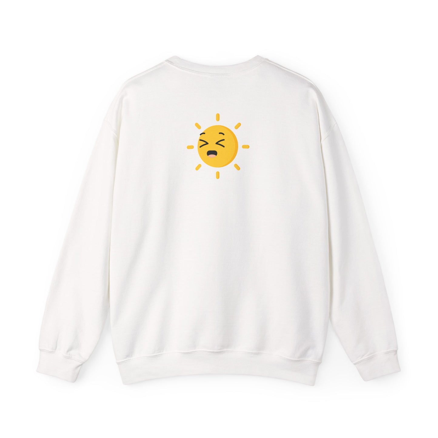 Crewneck Unisex Sweatshirt — Cute Laughing Chick Design ("LOL")