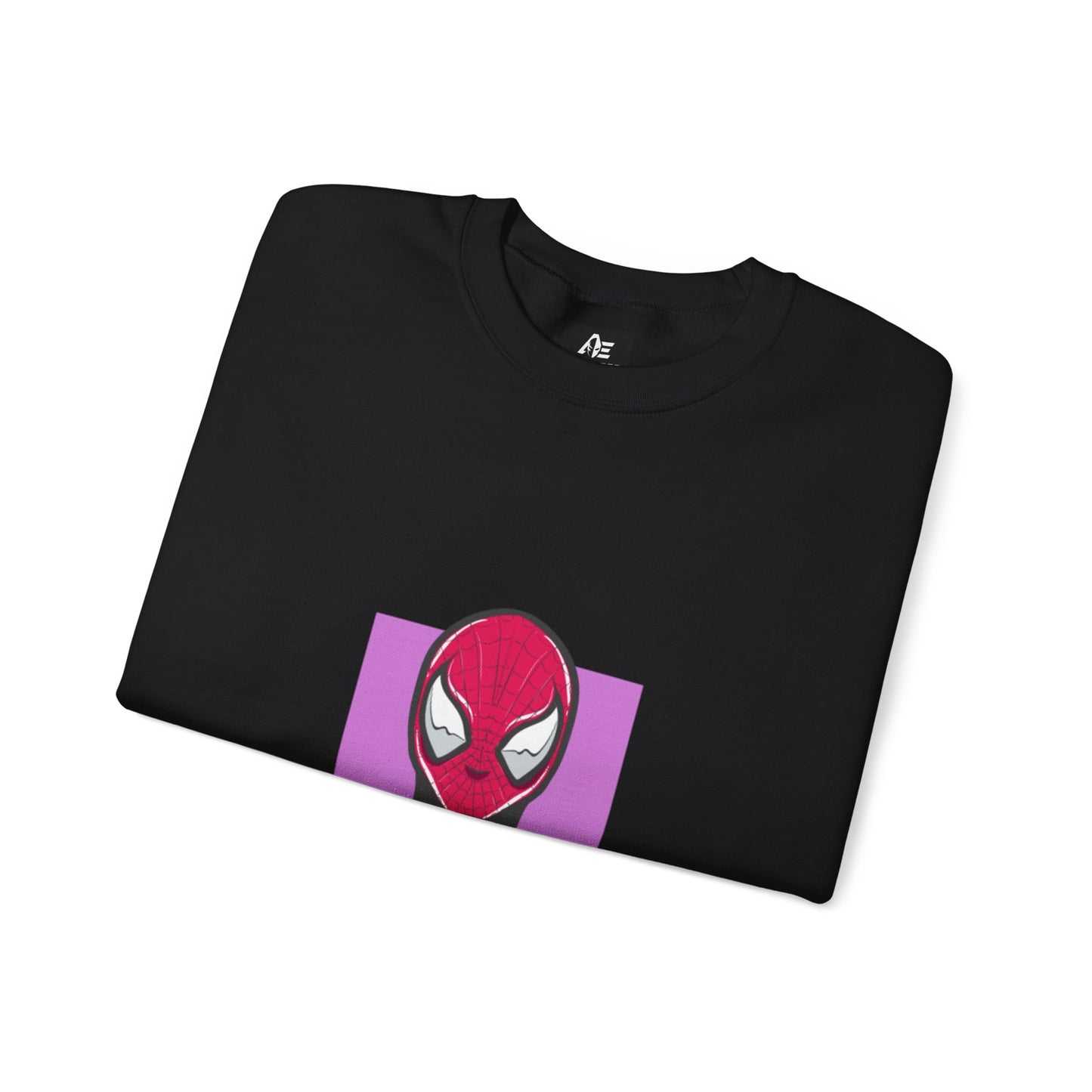 Spider Hero Sweatshirt — Red Mask Graphic Crewneck