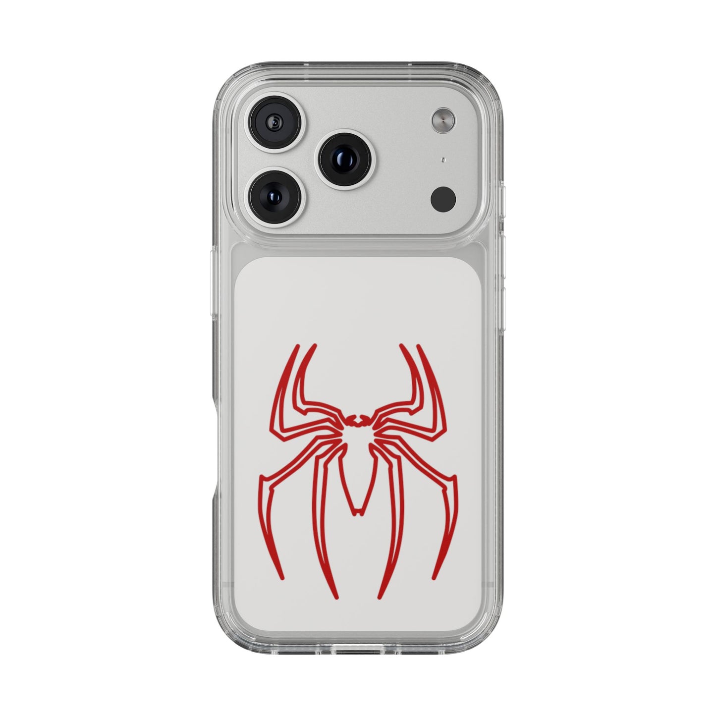Clear Phone Case — Red Spider Emblem Clear Case