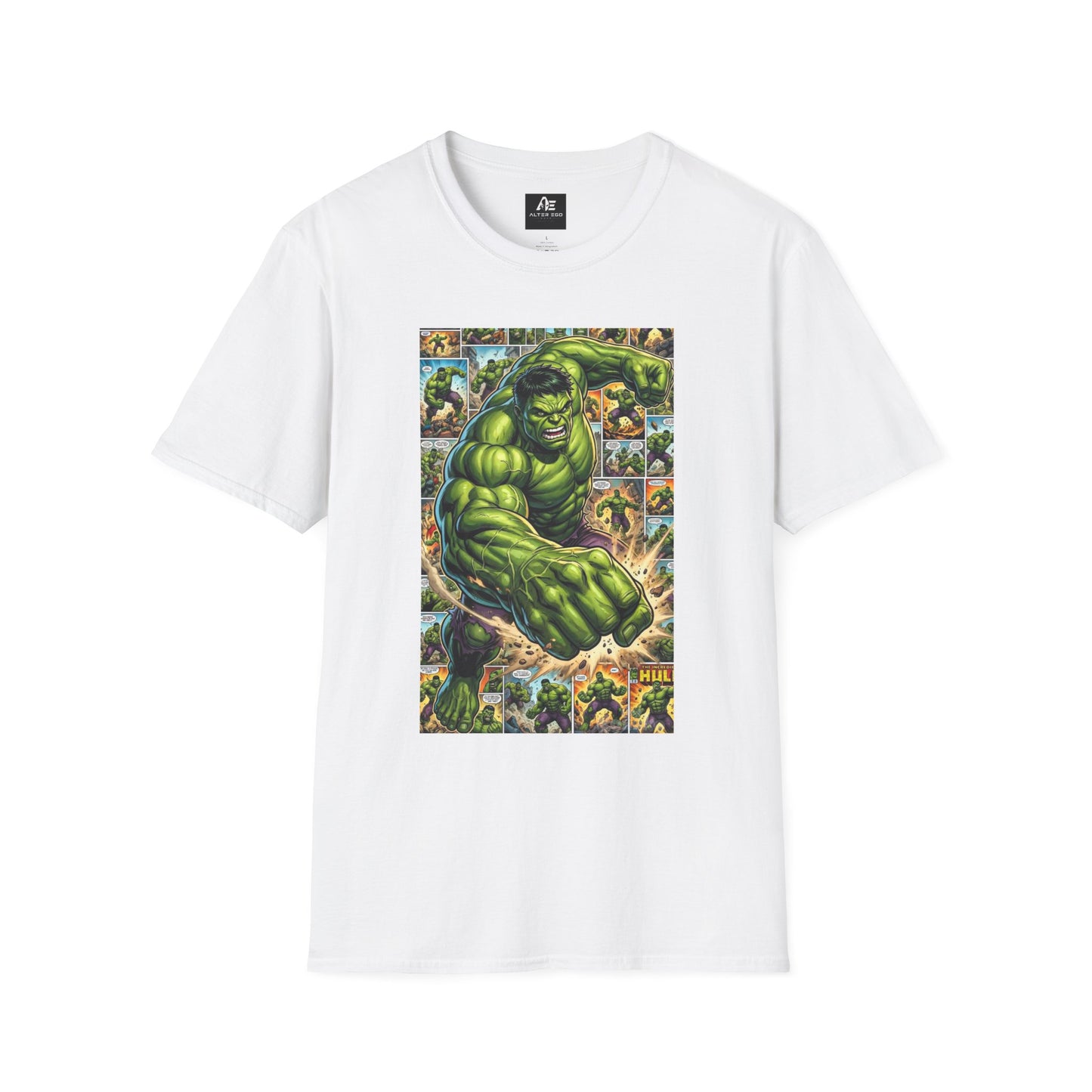 Hulk Comic Collage T-Shirt