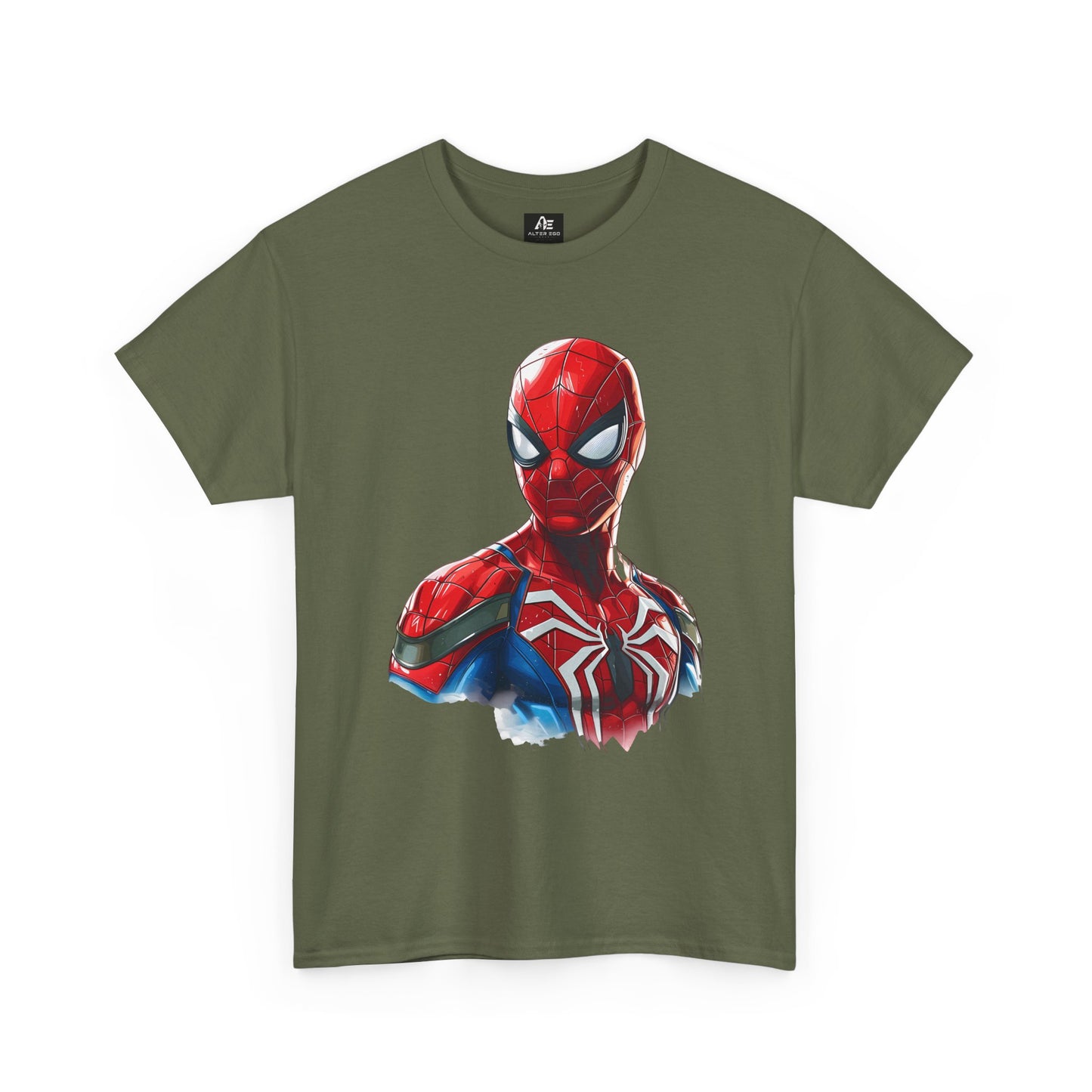 Spider Hero Unisex T-Shirt – Graphic Front Bust & Back Spider Emblem Tee