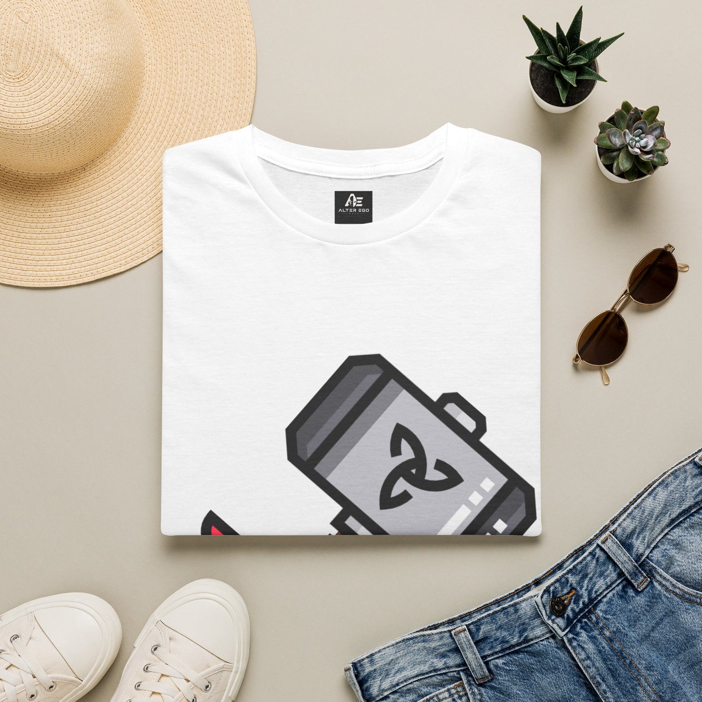 Thor Hammer T-Shirt — Mythic Mjolnir Graphic Tee with Celtic Knot