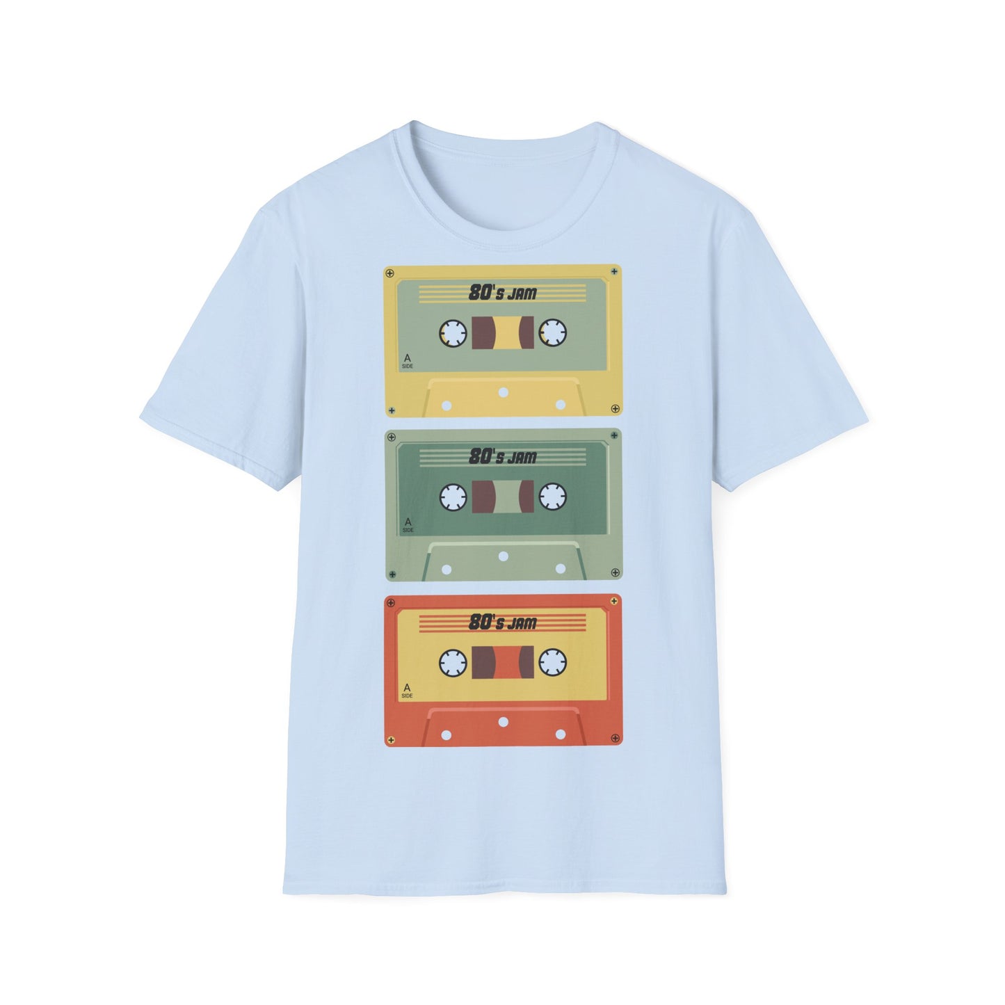 Cassette Stack T-Shirt — 80's Jam Retro Tape Graphic Tee