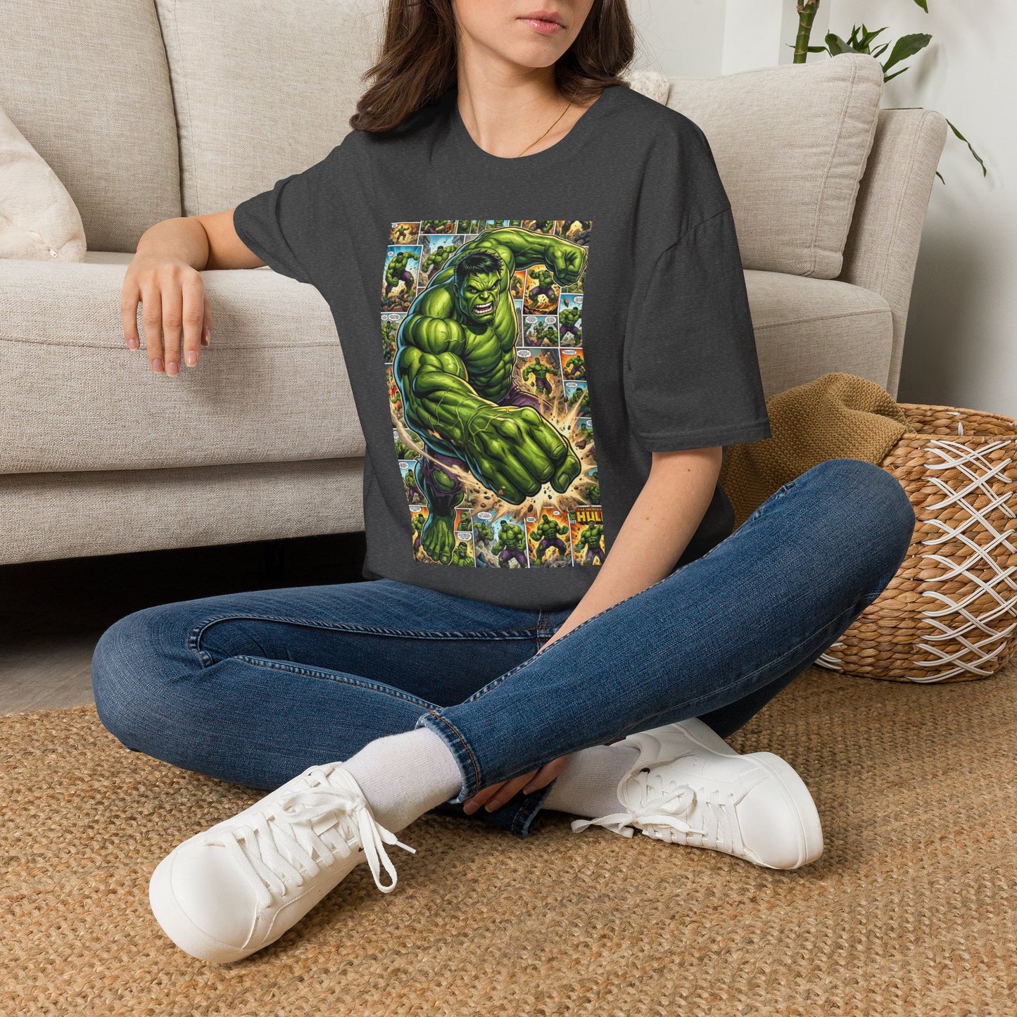 Hulk Comic Collage T-Shirt