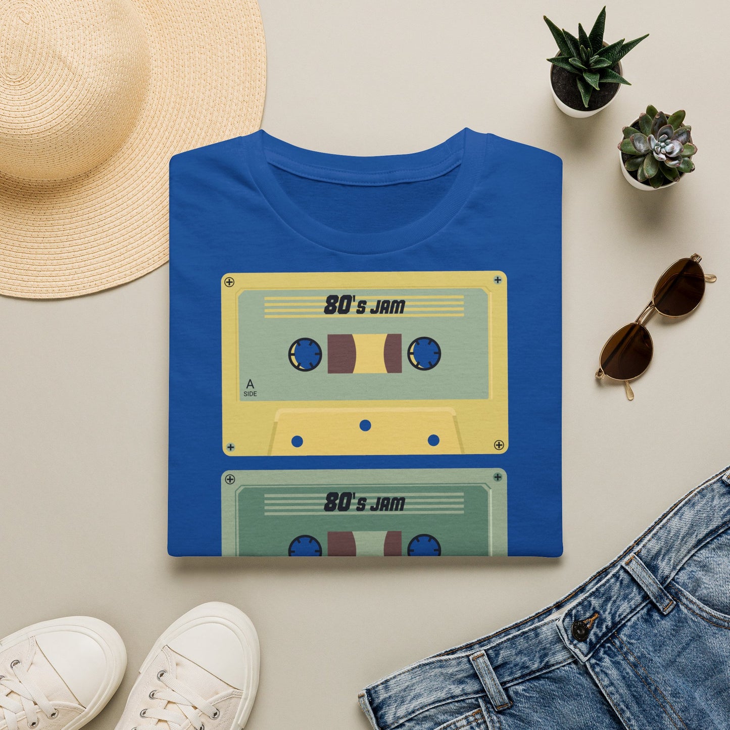 Cassette Stack T-Shirt — 80's Jam Retro Tape Graphic Tee
