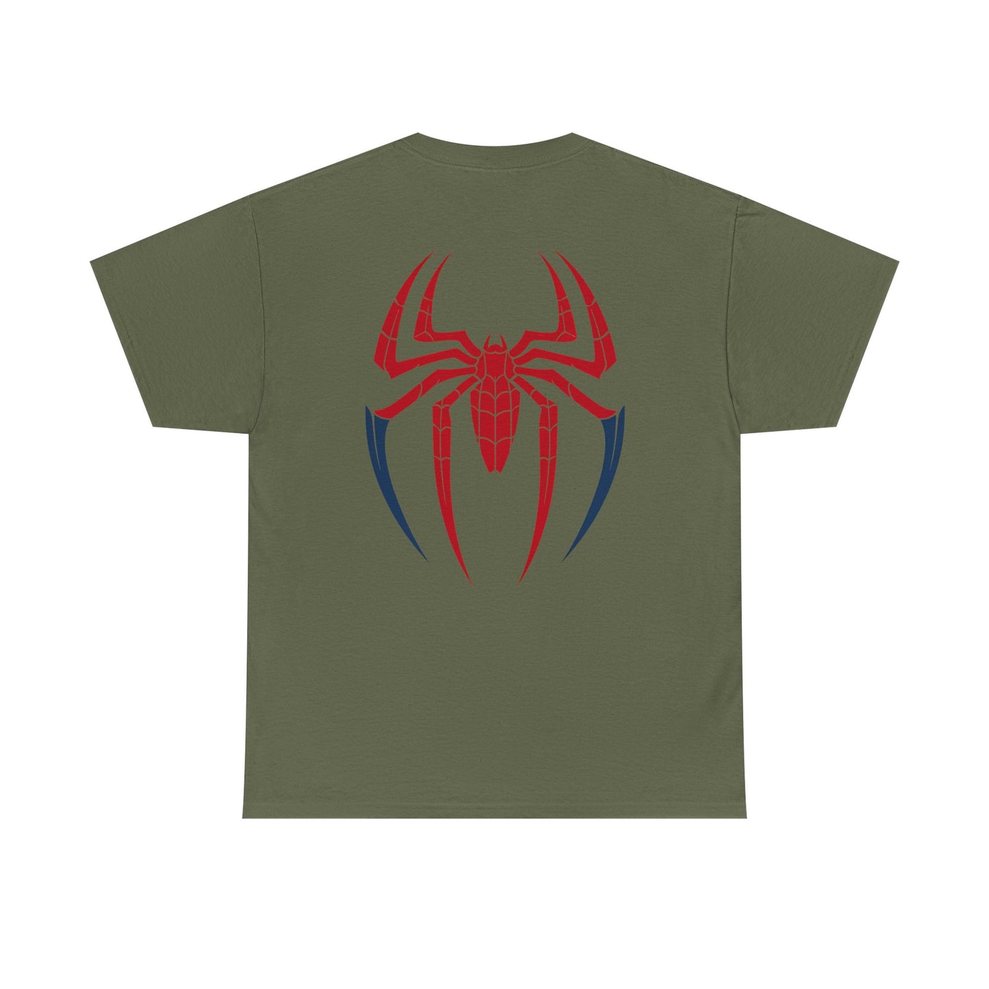 Spider Hero Unisex T-Shirt – Graphic Front Bust & Back Spider Emblem Tee
