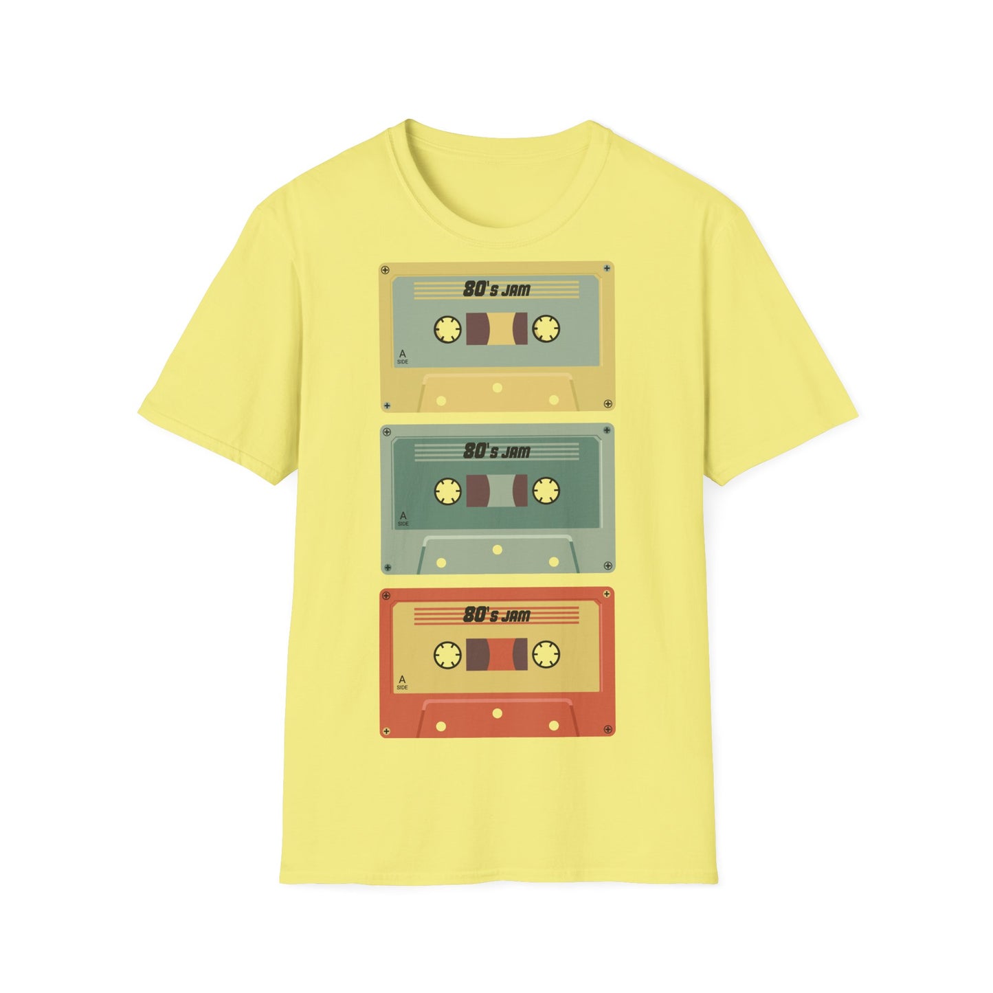 Cassette Stack T-Shirt — 80's Jam Retro Tape Graphic Tee