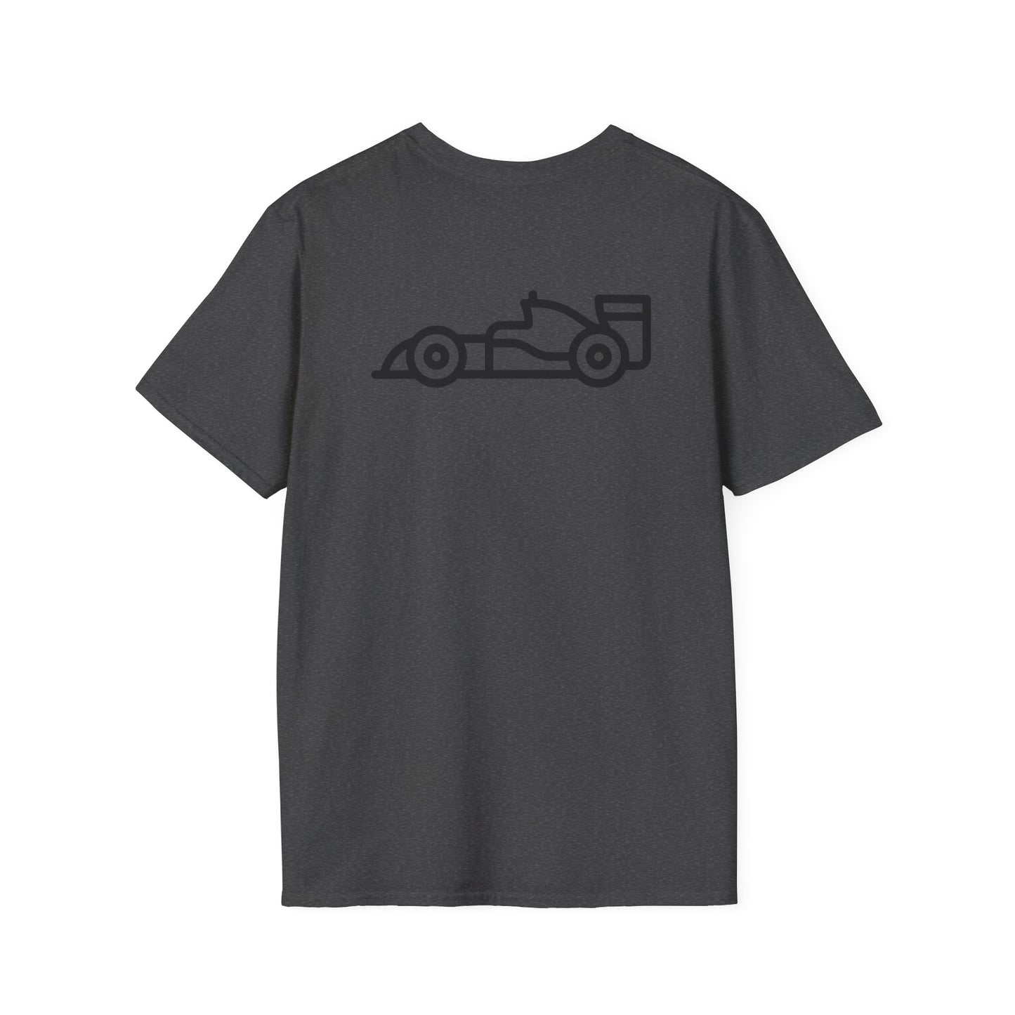 Racing Driver Graphic T-Shirt — Retro F1 Helmet Logo Tee