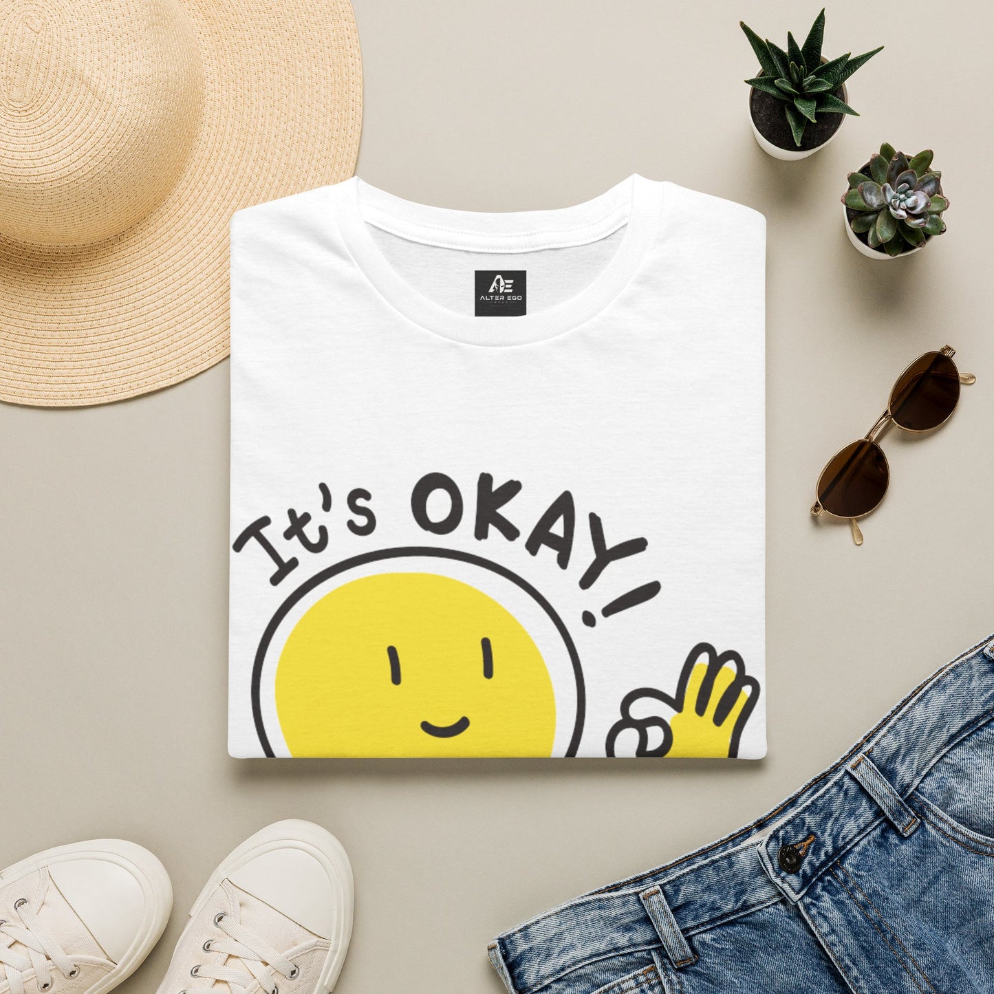 It's Okay! Smiley T-Shirt