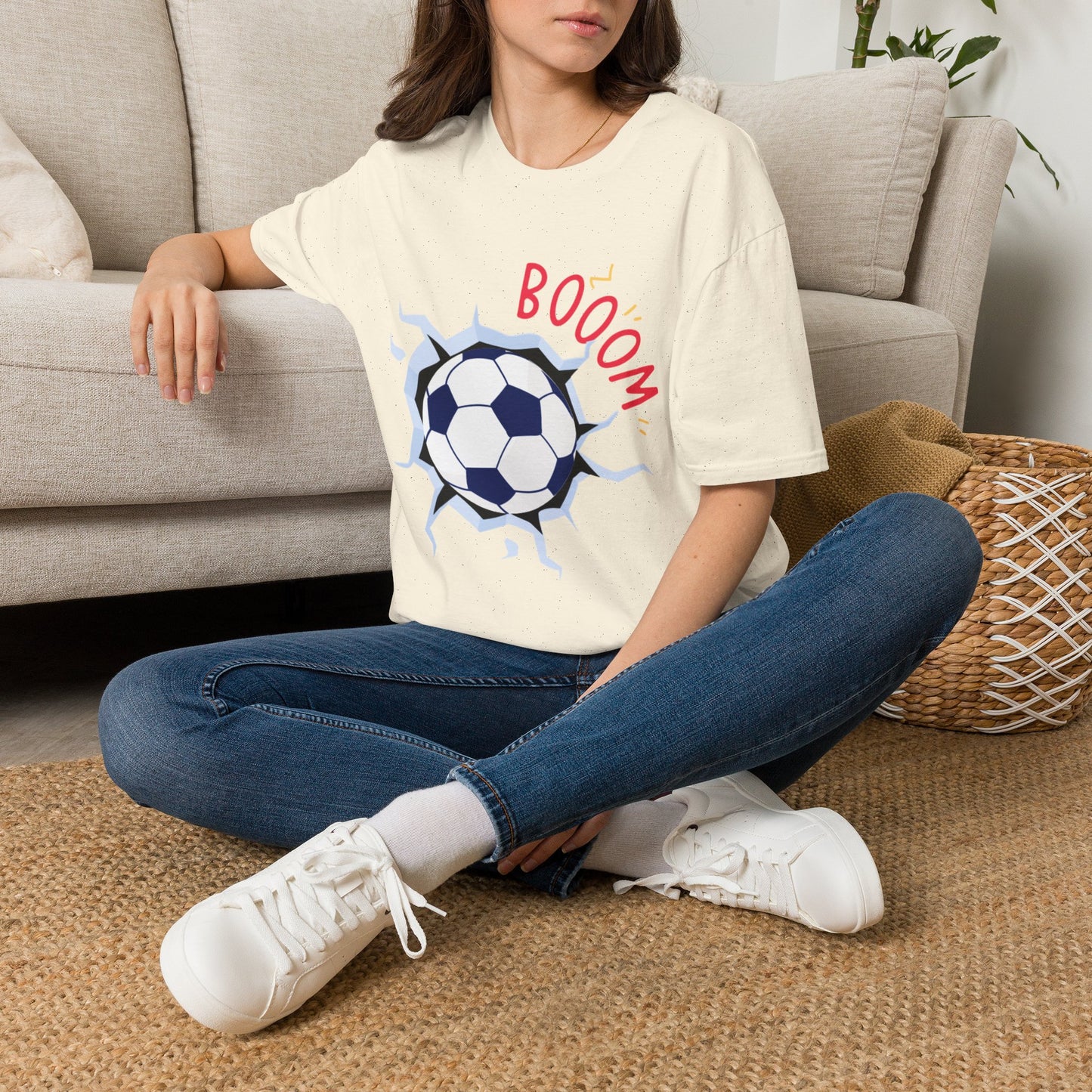 Soccer 'BOOOM' Graphic Unisex T-Shirt