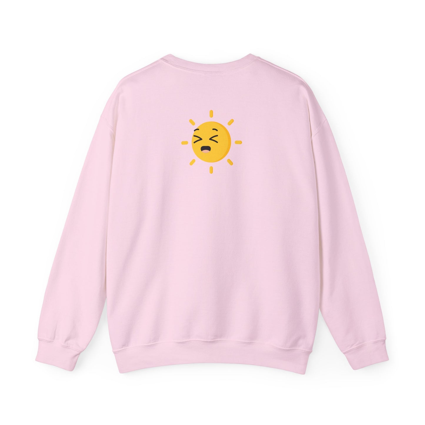 Crewneck Unisex Sweatshirt — Cute Laughing Chick Design ("LOL")
