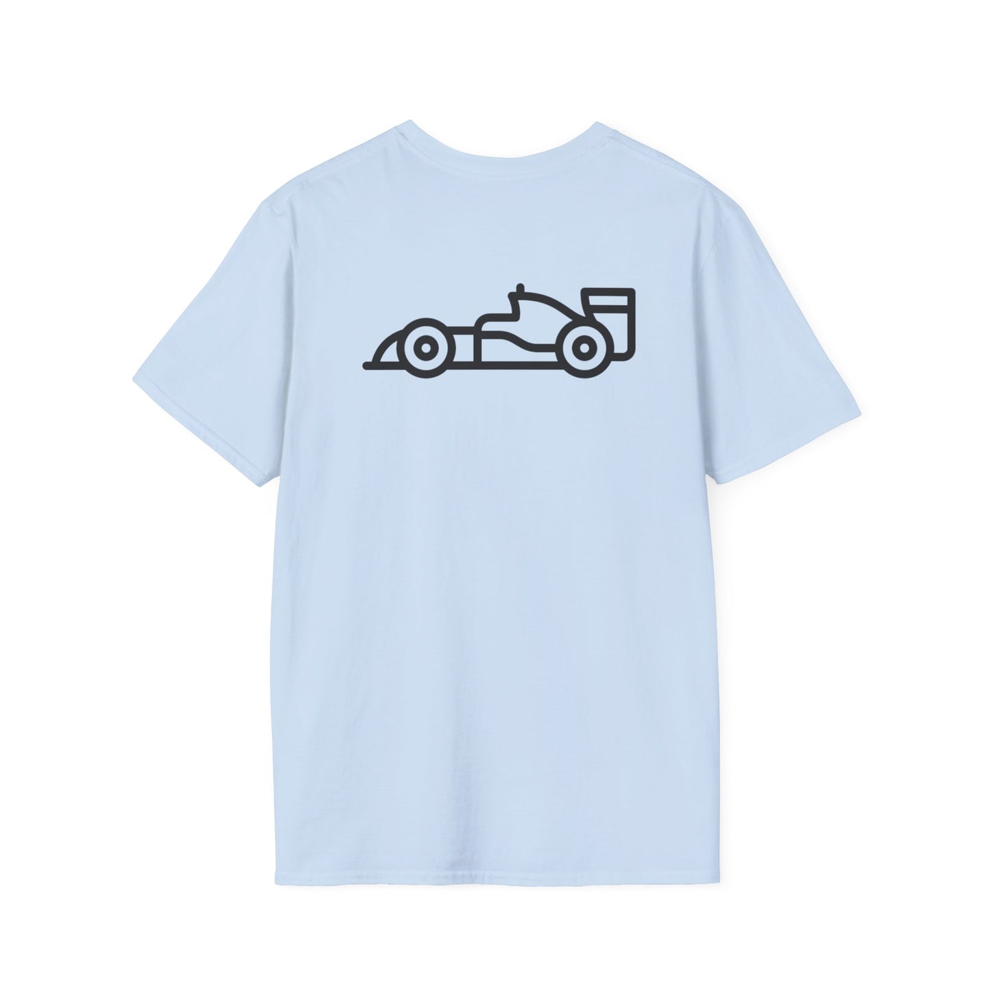 Racing Driver Graphic T-Shirt — Retro F1 Helmet Logo Tee