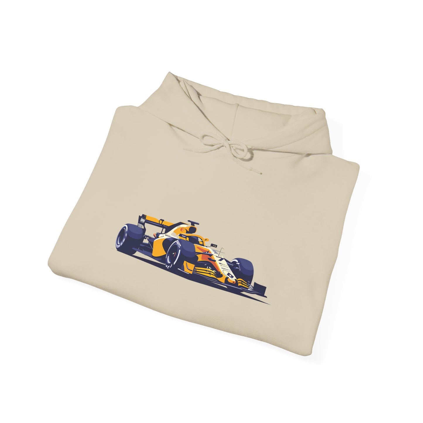Racing Car Unisex Hoodie — Vintage Formula Racecar Graphic Pullover