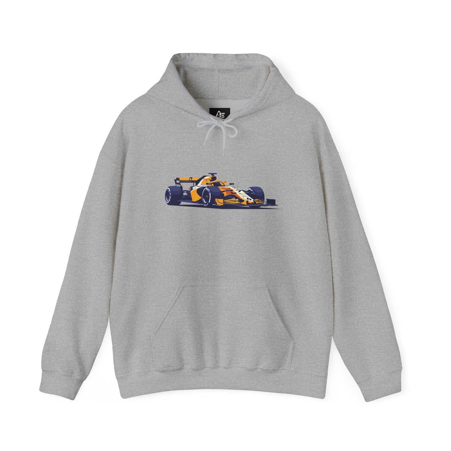 Racing Car Unisex Hoodie — Vintage Formula Racecar Graphic Pullover