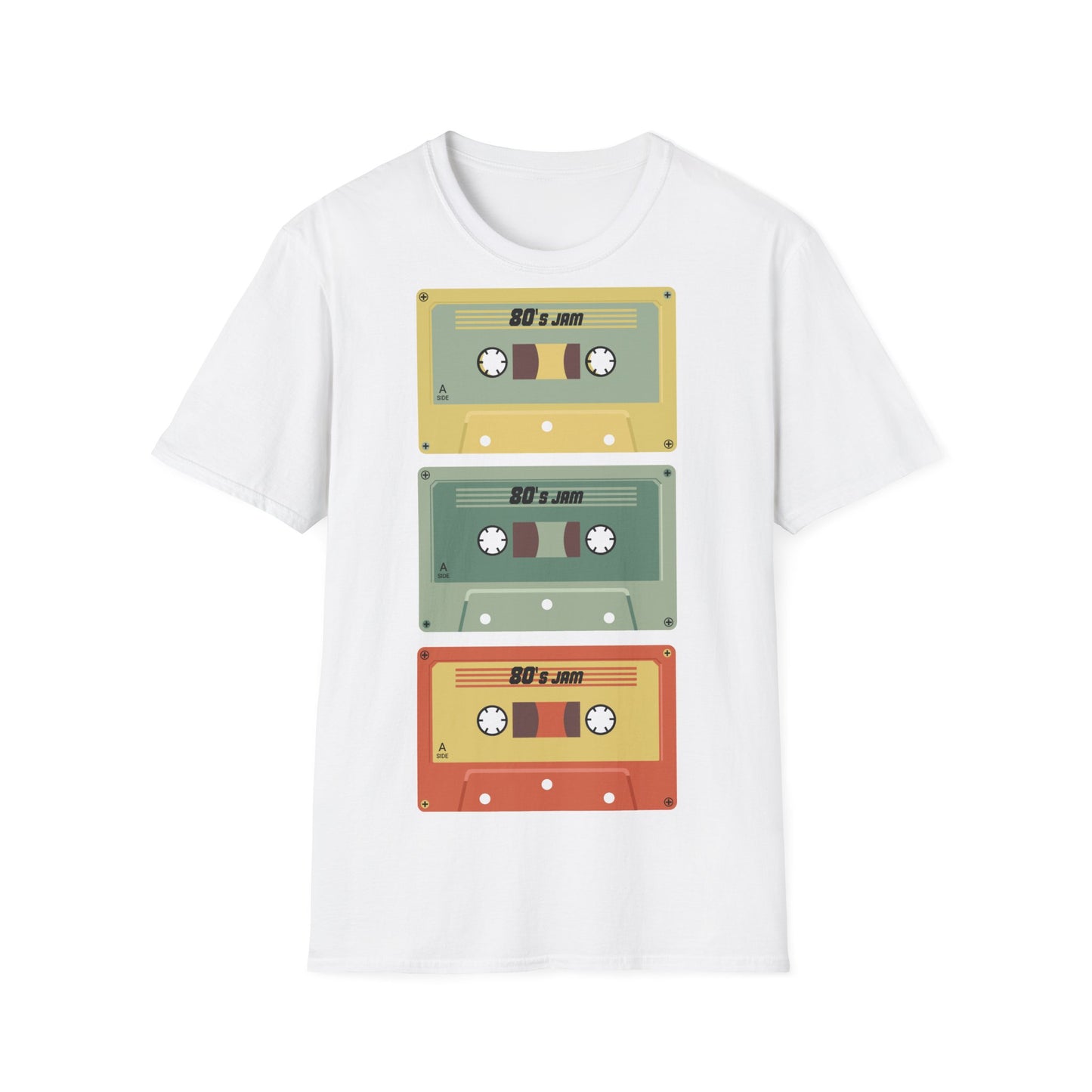Cassette Stack T-Shirt — 80's Jam Retro Tape Graphic Tee