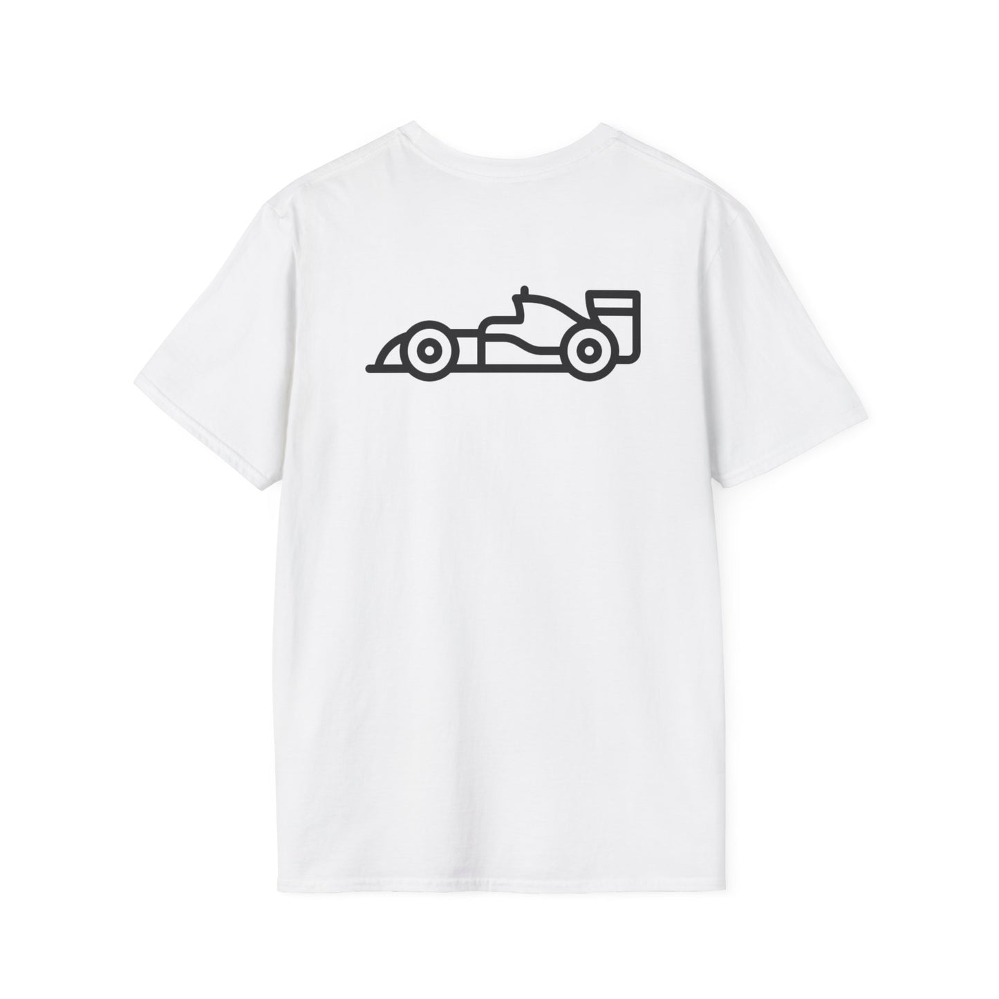 Racing Driver Graphic T-Shirt — Retro F1 Helmet Logo Tee