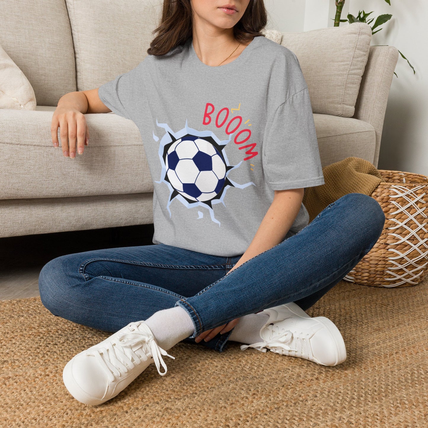 Soccer 'BOOOM' Graphic Unisex T-Shirt