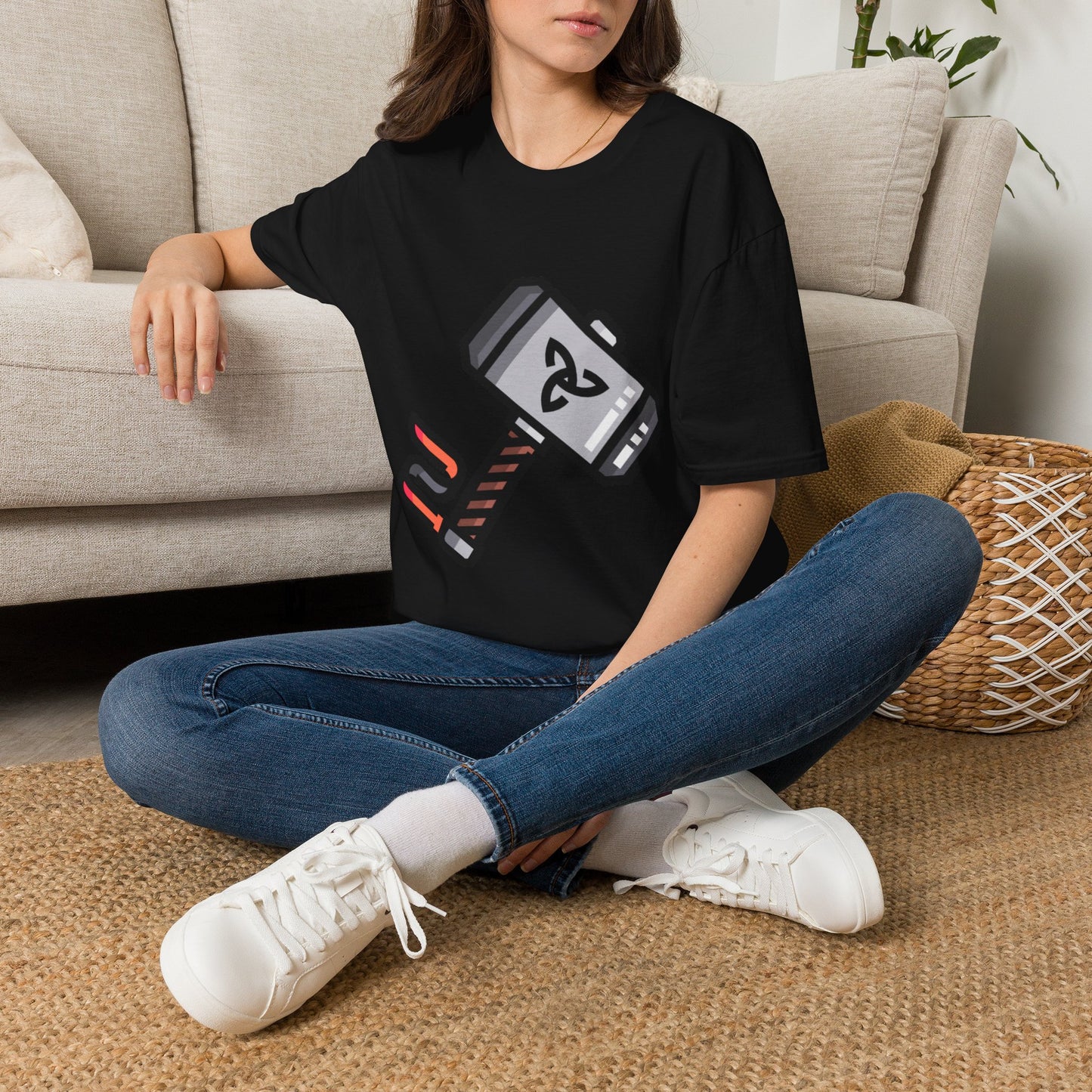 Thor Hammer T-Shirt — Mythic Mjolnir Graphic Tee with Celtic Knot