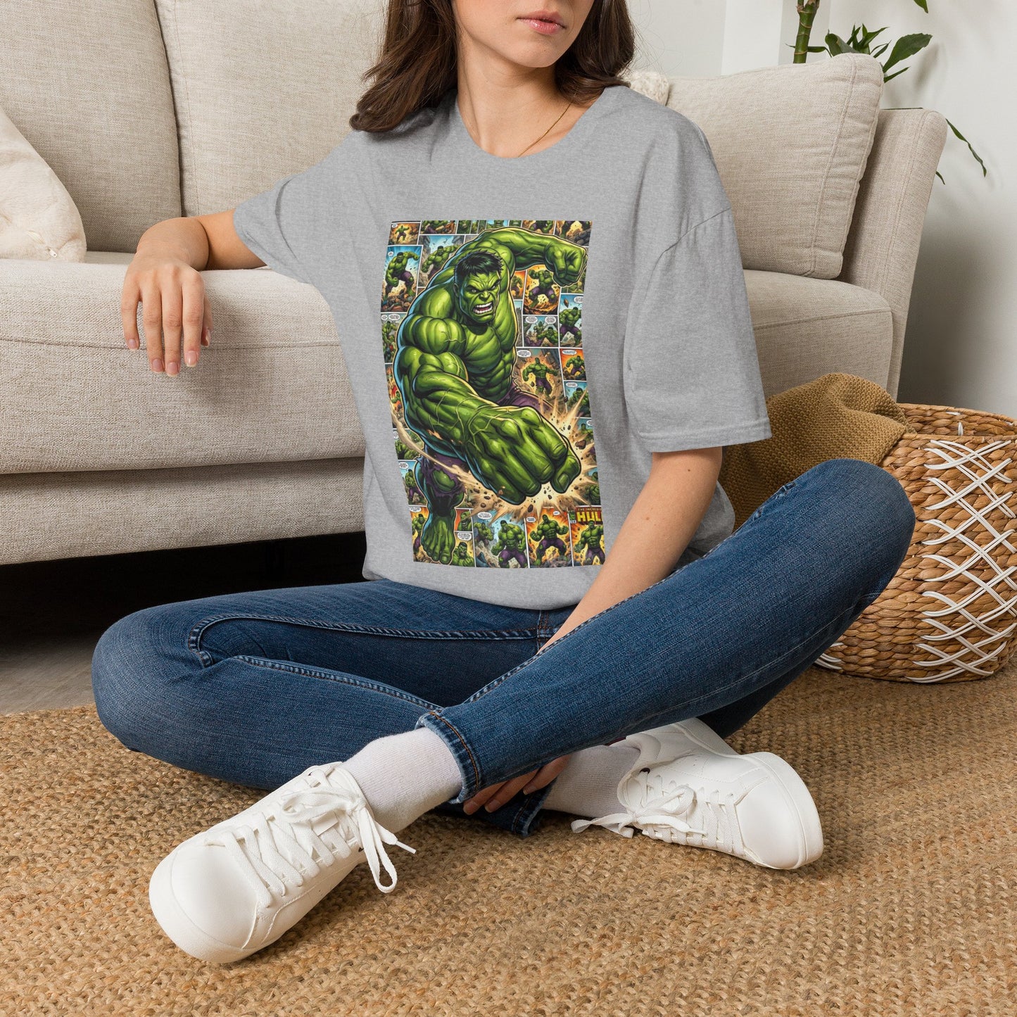 Hulk Comic Collage T-Shirt