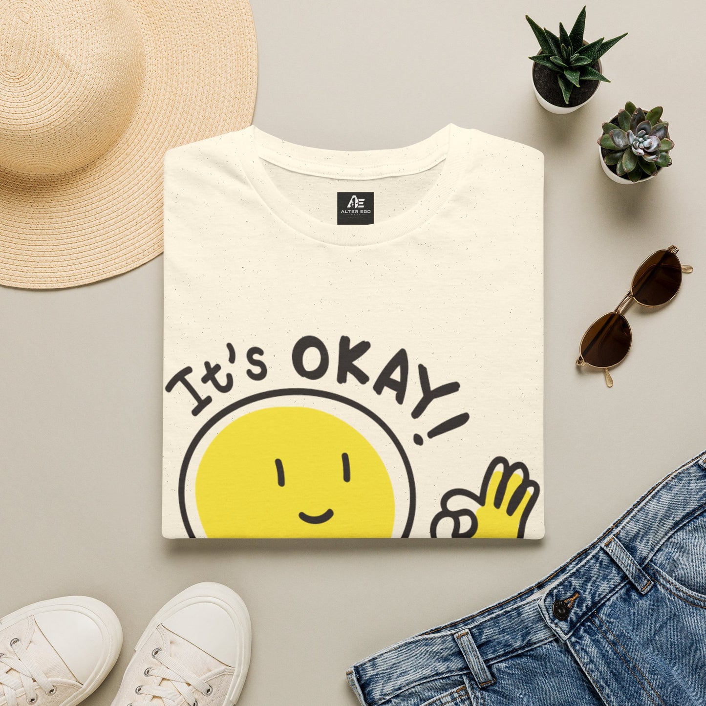 It's Okay! Smiley T-Shirt