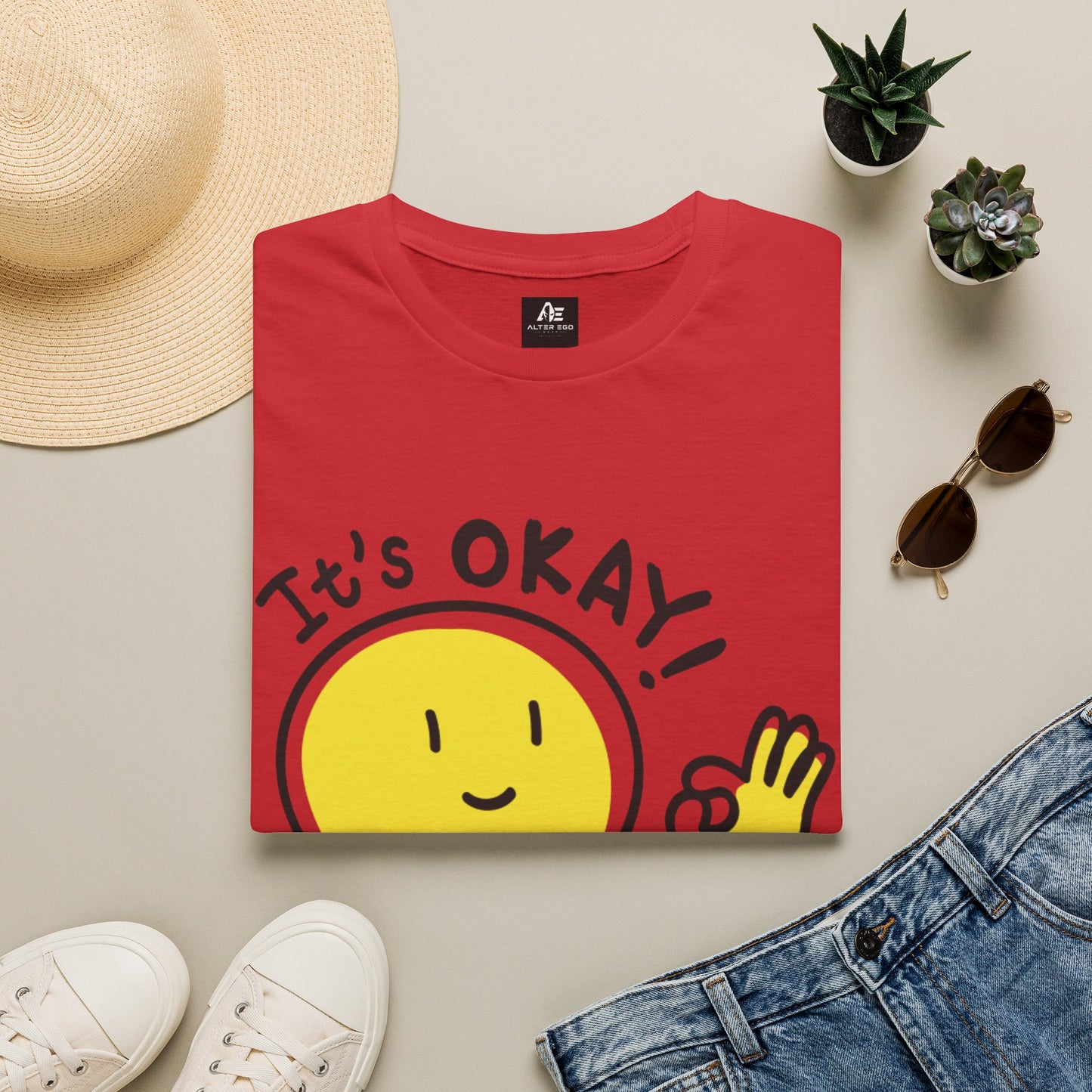 It's Okay! Smiley T-Shirt