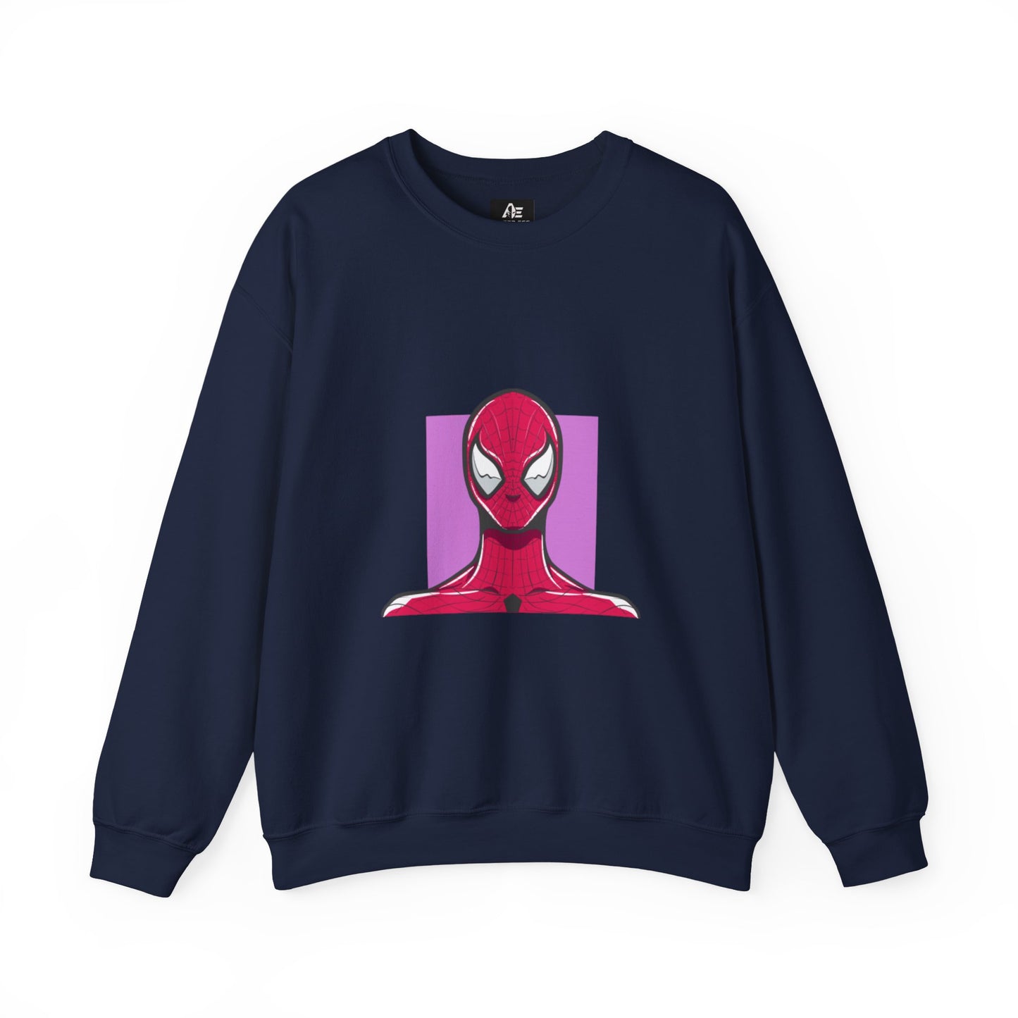 Spider Hero Sweatshirt — Red Mask Graphic Crewneck