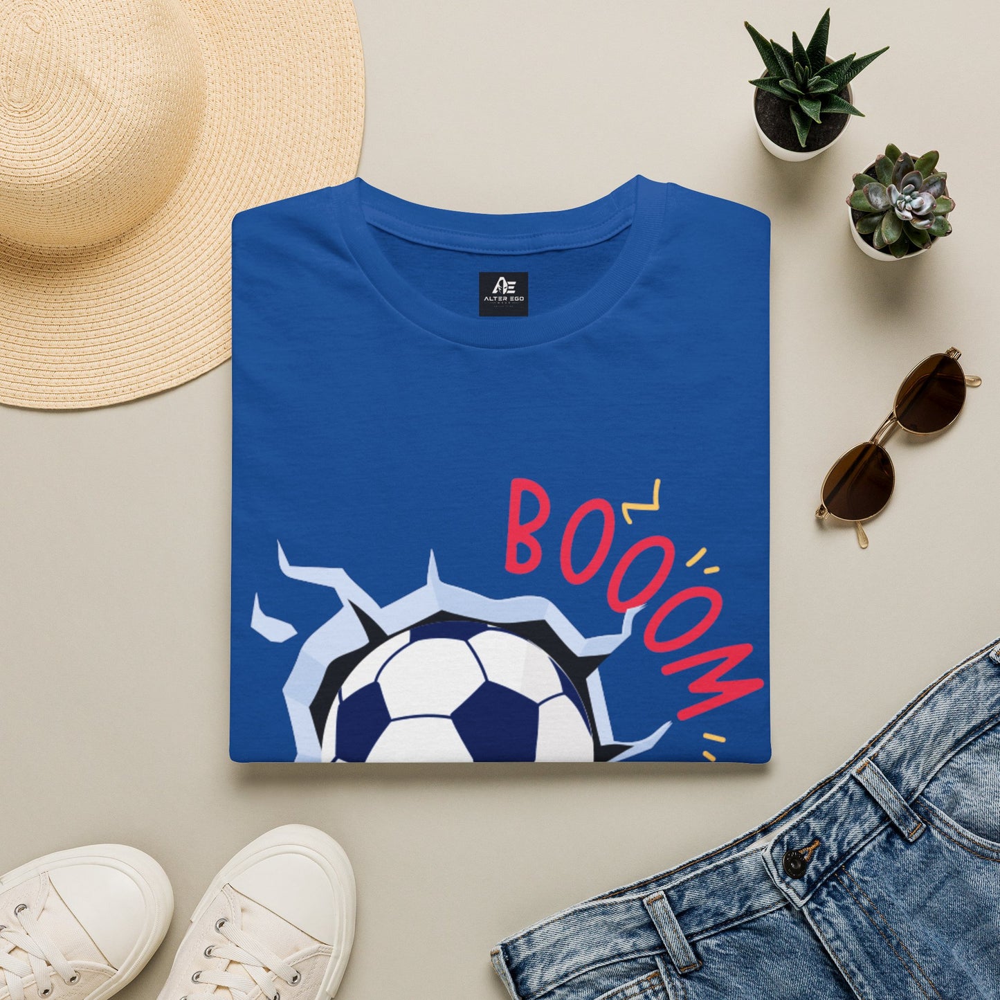 Soccer 'BOOOM' Graphic Unisex T-Shirt