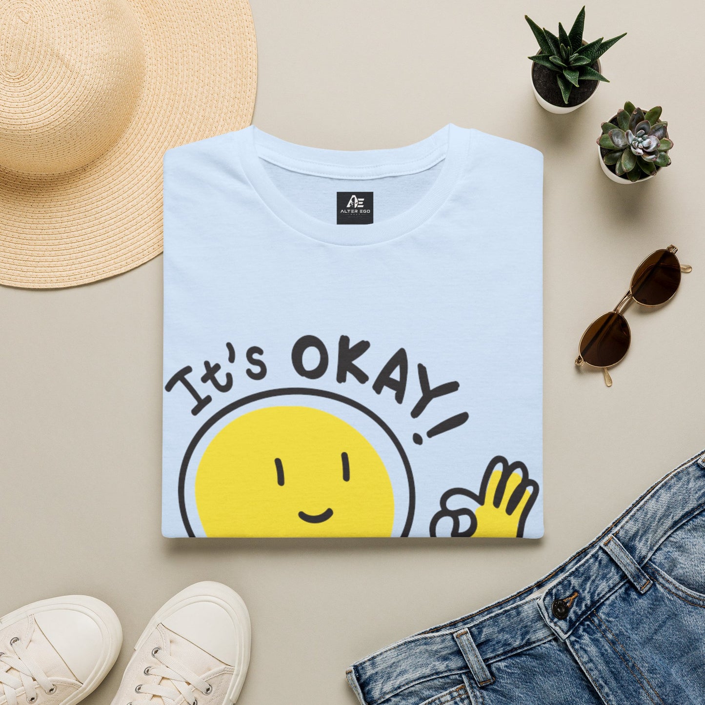 It's Okay! Smiley T-Shirt