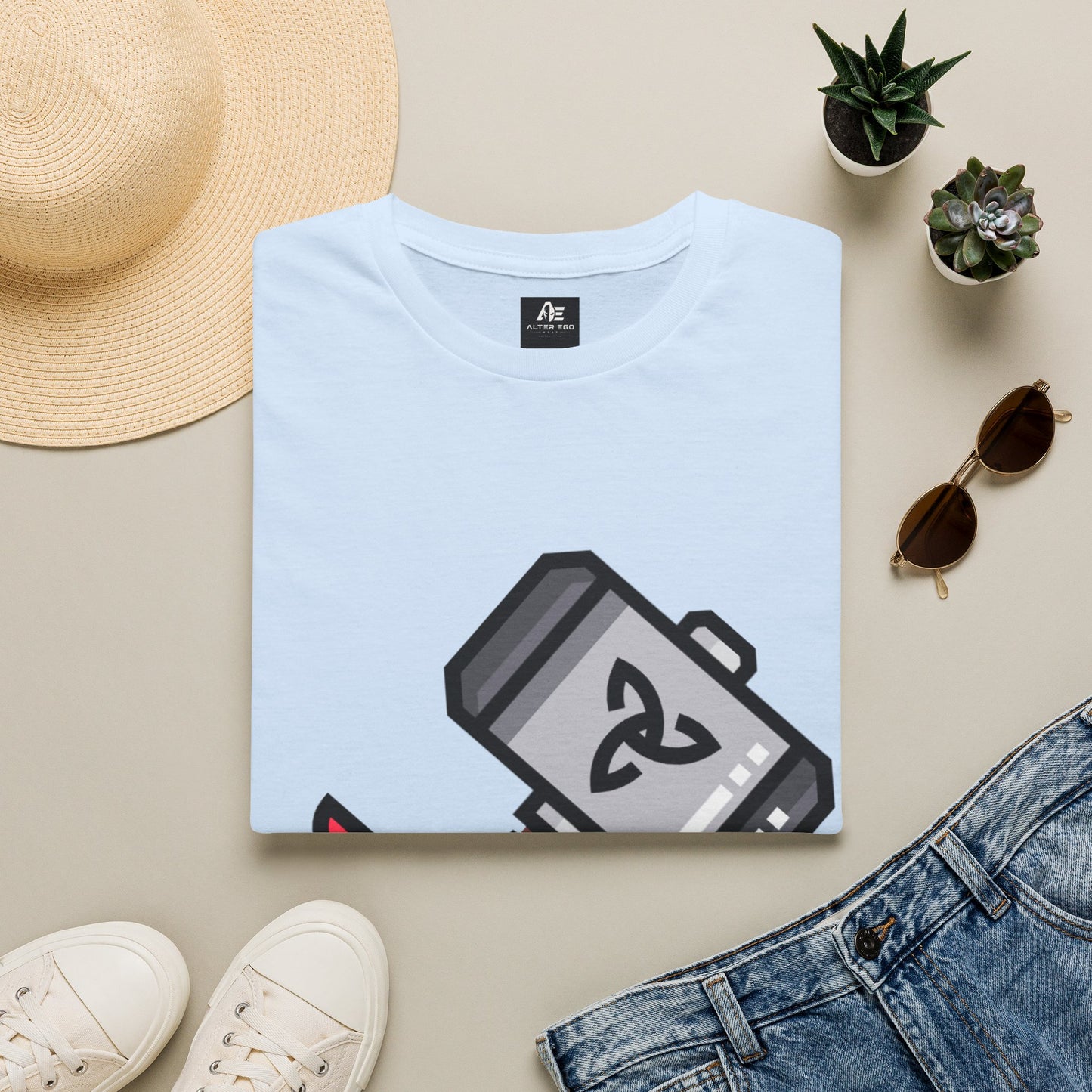 Thor Hammer T-Shirt — Mythic Mjolnir Graphic Tee with Celtic Knot