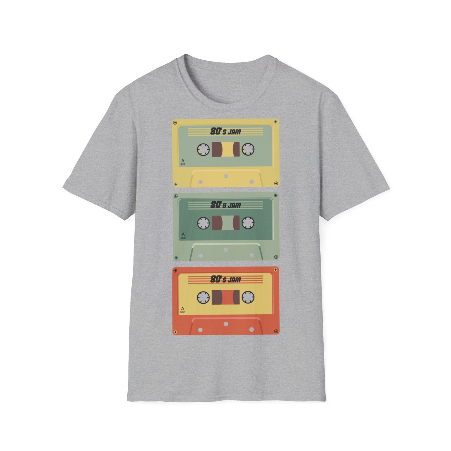 Cassette Stack T-Shirt — 80's Jam Retro Tape Graphic Tee