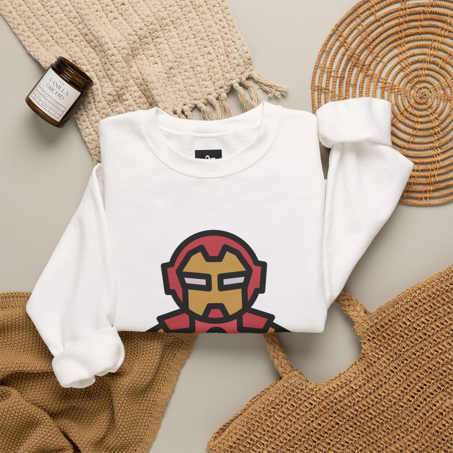 Iron Guardian Sweatshirt — Cute Iron Man Arc Reactor Crewneck