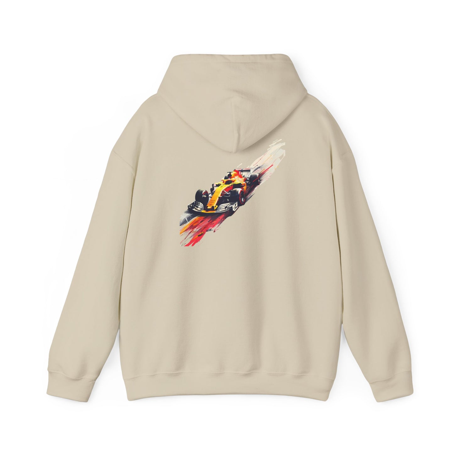 Racing Car Unisex Hoodie — Vintage Formula Racecar Graphic Pullover