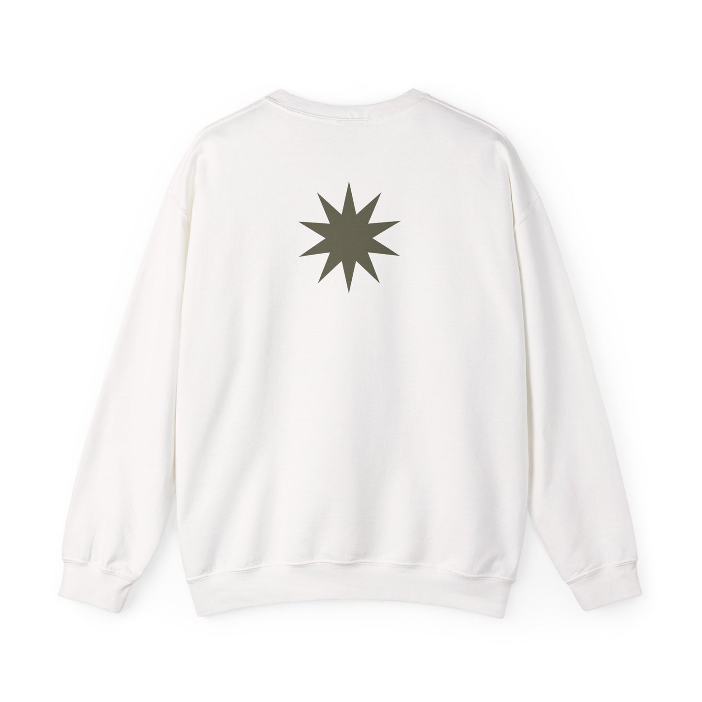 Crewneck Sweatshirt — Blue 'Attracted to You' Magnet Graphic Crewneck