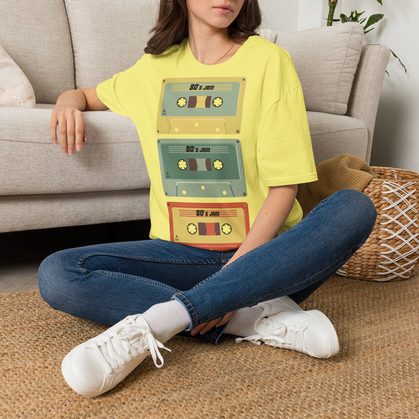 Cassette Stack T-Shirt — 80's Jam Retro Tape Graphic Tee
