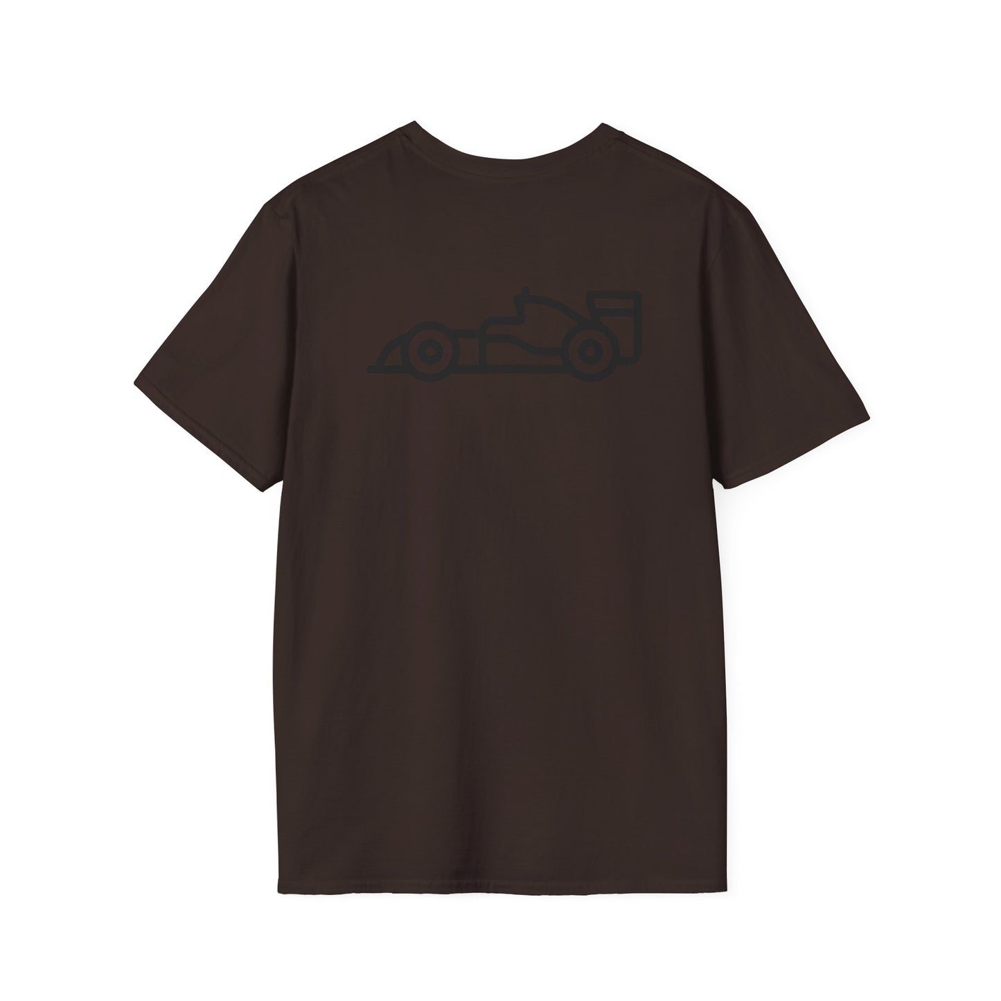 Racing Driver Graphic T-Shirt — Retro F1 Helmet Logo Tee