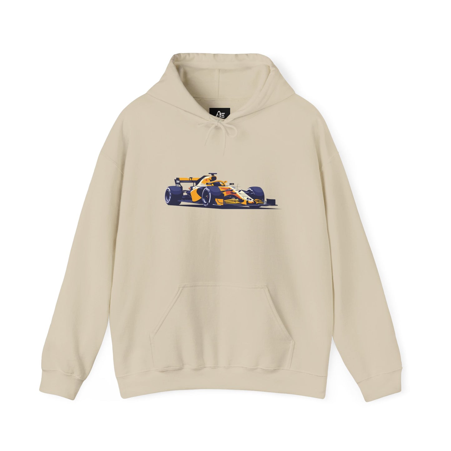 Racing Car Unisex Hoodie — Vintage Formula Racecar Graphic Pullover