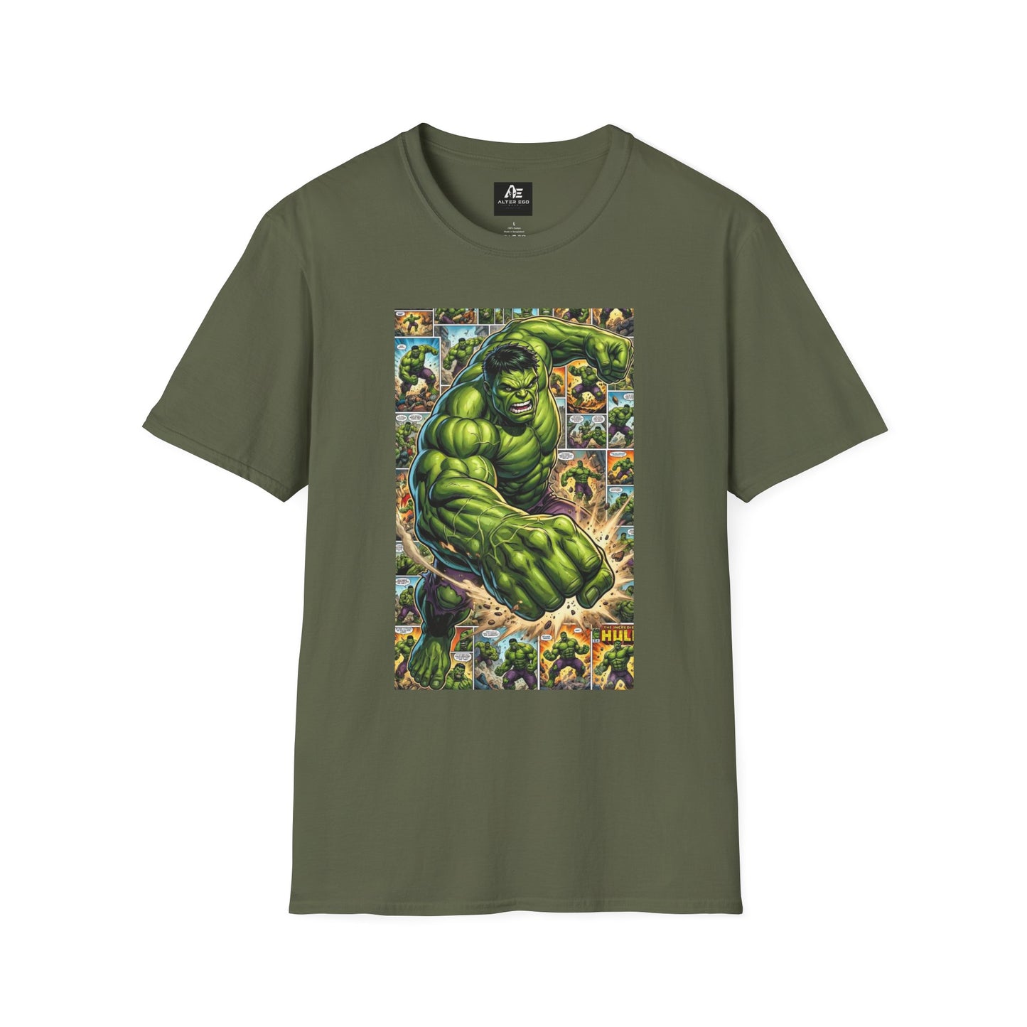 Hulk Comic Collage T-Shirt