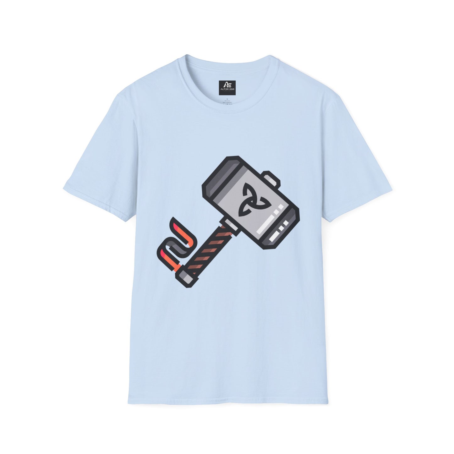 Thor Hammer T-Shirt — Mythic Mjolnir Graphic Tee with Celtic Knot