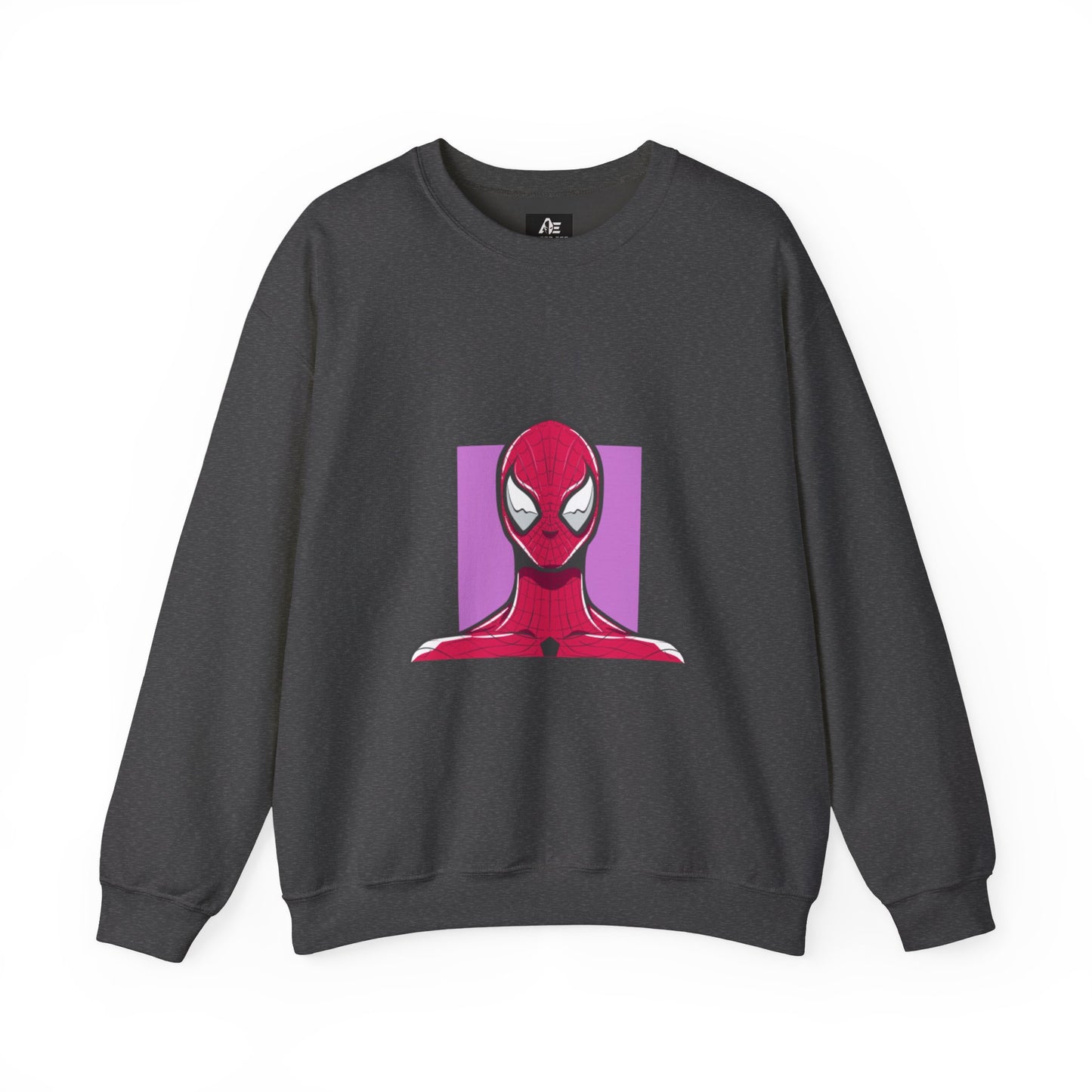 Spider Hero Sweatshirt — Red Mask Graphic Crewneck