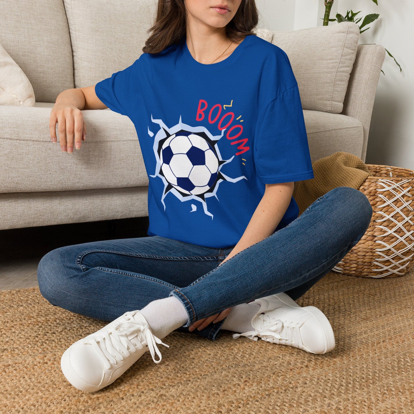 Soccer 'BOOOM' Graphic Unisex T-Shirt