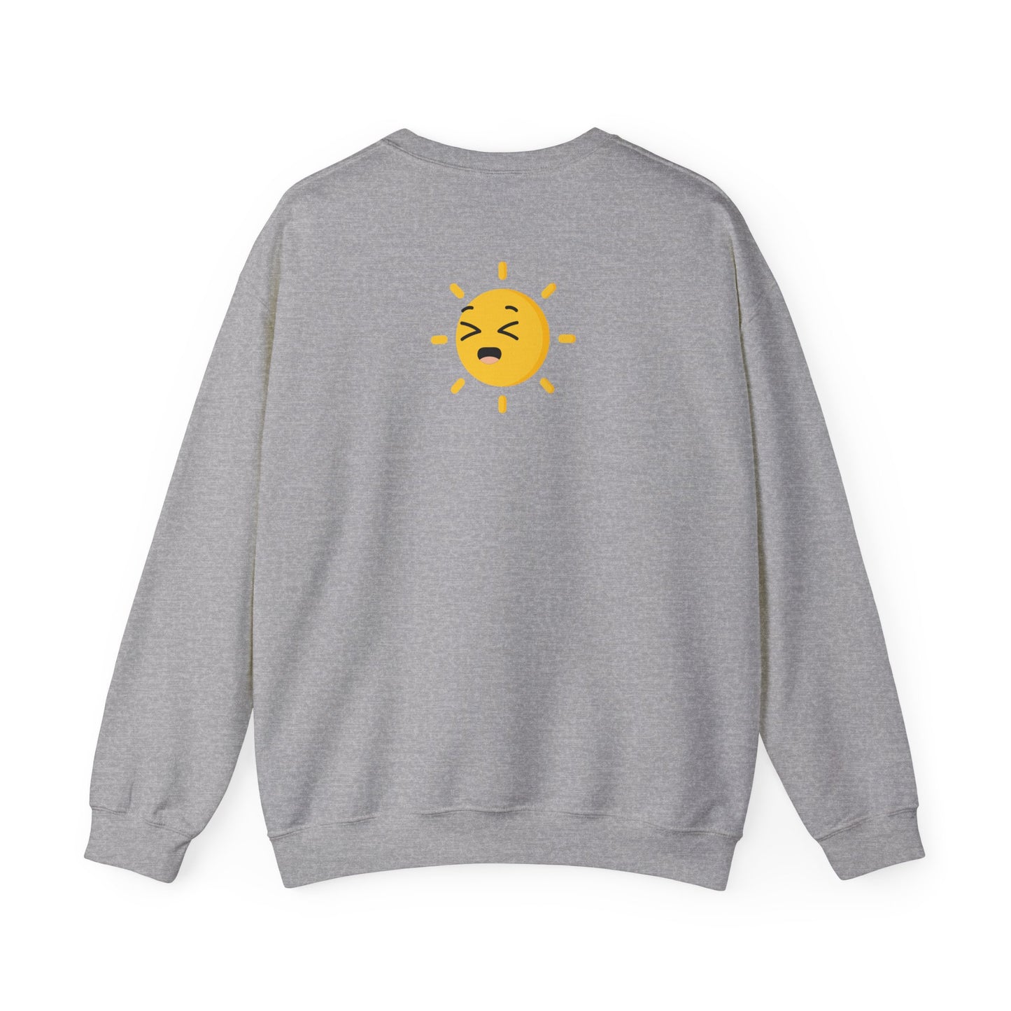 Crewneck Unisex Sweatshirt — Cute Laughing Chick Design ("LOL")