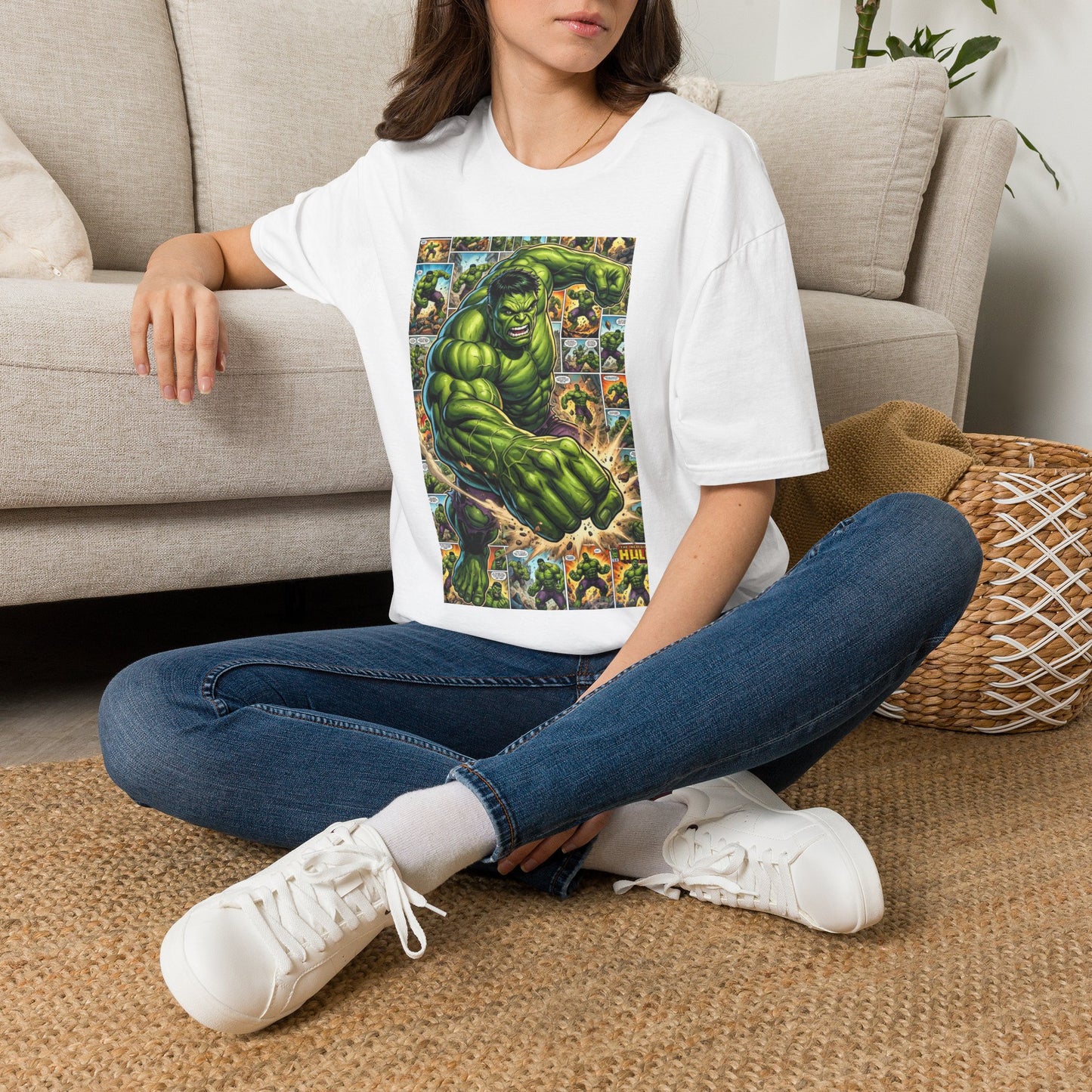 Hulk Comic Collage T-Shirt