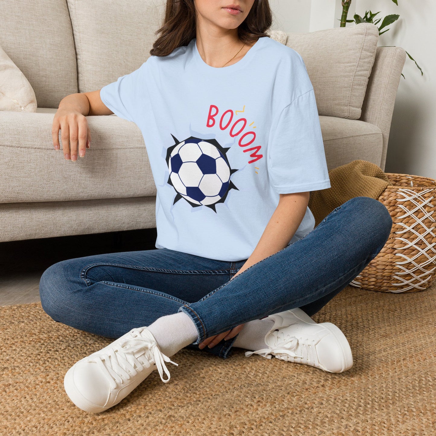 Soccer 'BOOOM' Graphic Unisex T-Shirt